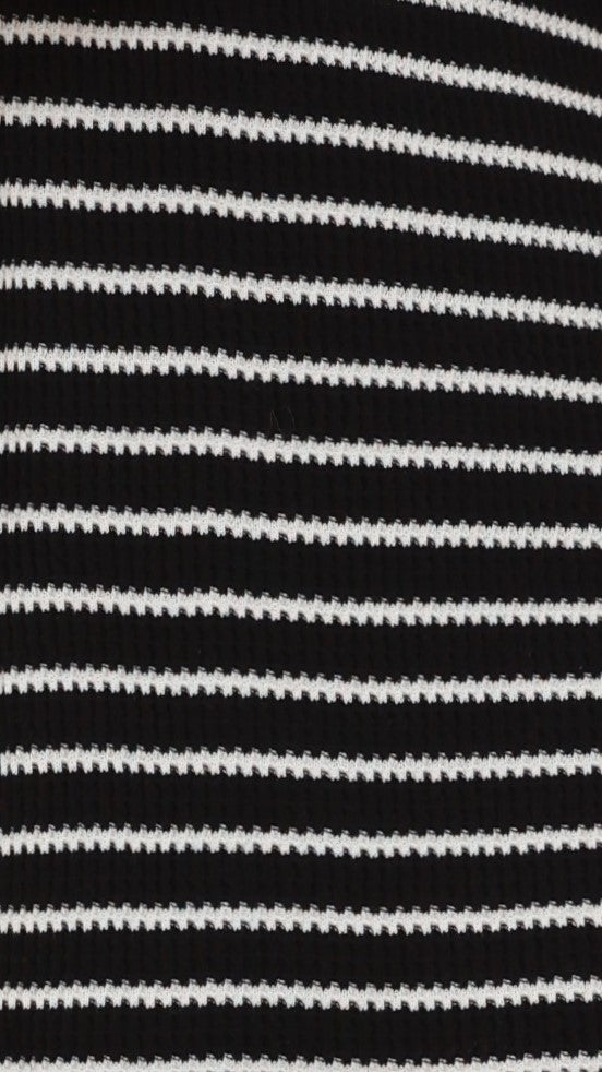 Lacole Button Up Shirt and Shorts Set - Black / White Stripe - Billy J