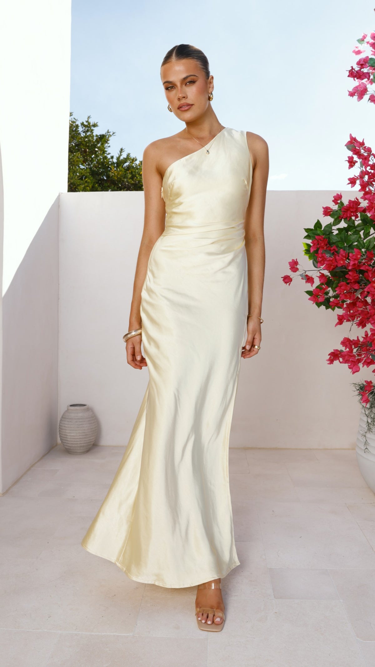 billy j emily one shoulder maxi dress yellow Victoria Maxi Dress - Yellow - Buy Women's Dresses