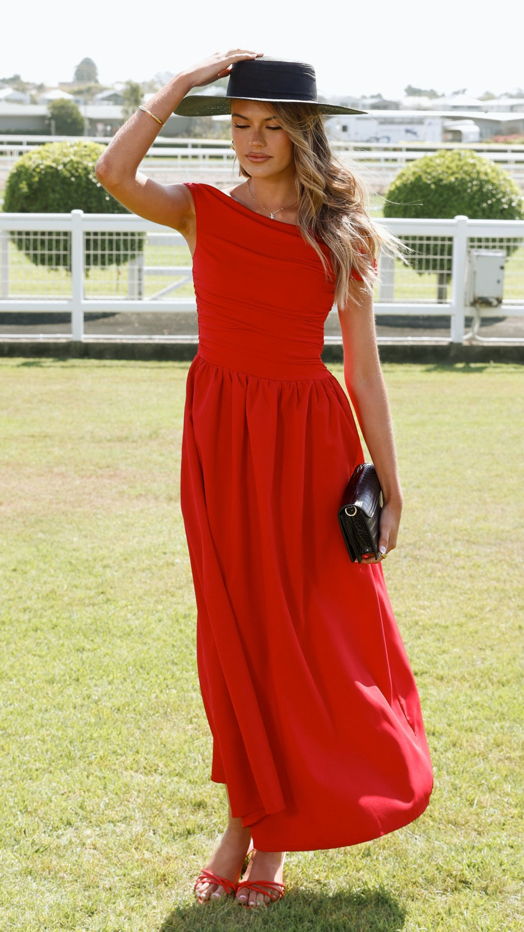 billy j red dresses Red Midi Dresses  Billy J