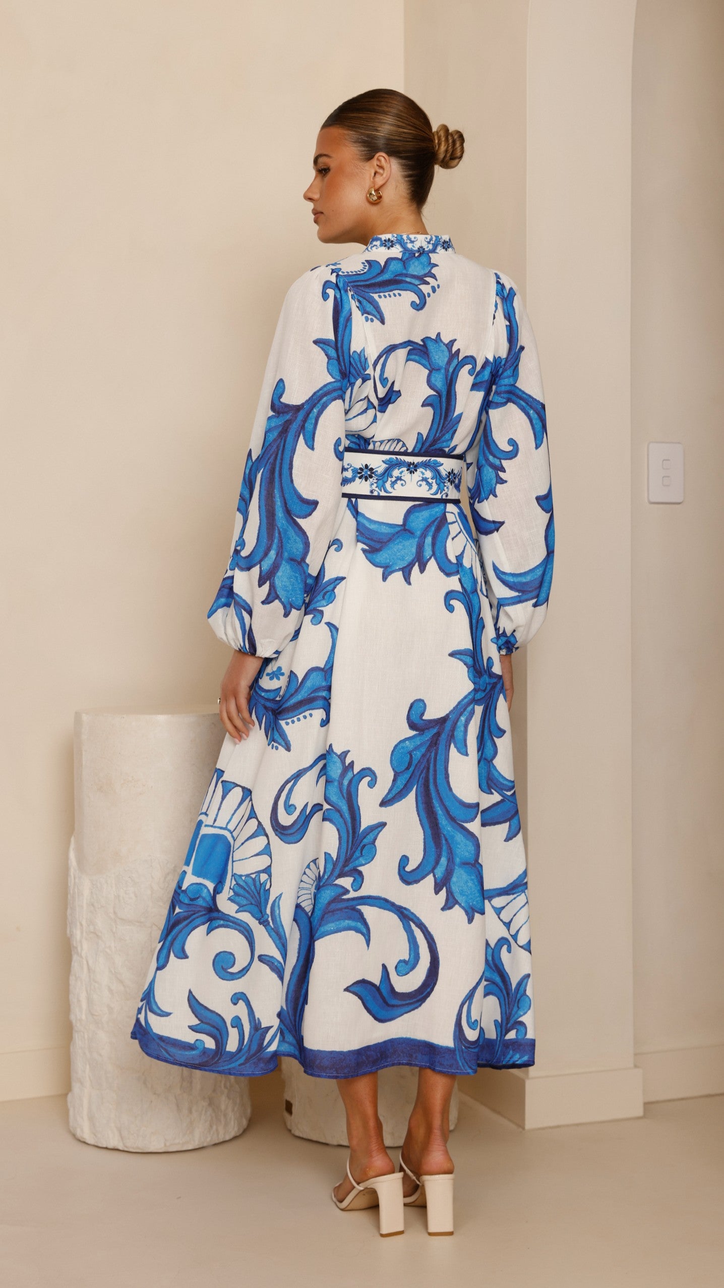 Carmal Long Sleeve Maxi Dress - Paradise - Billy J