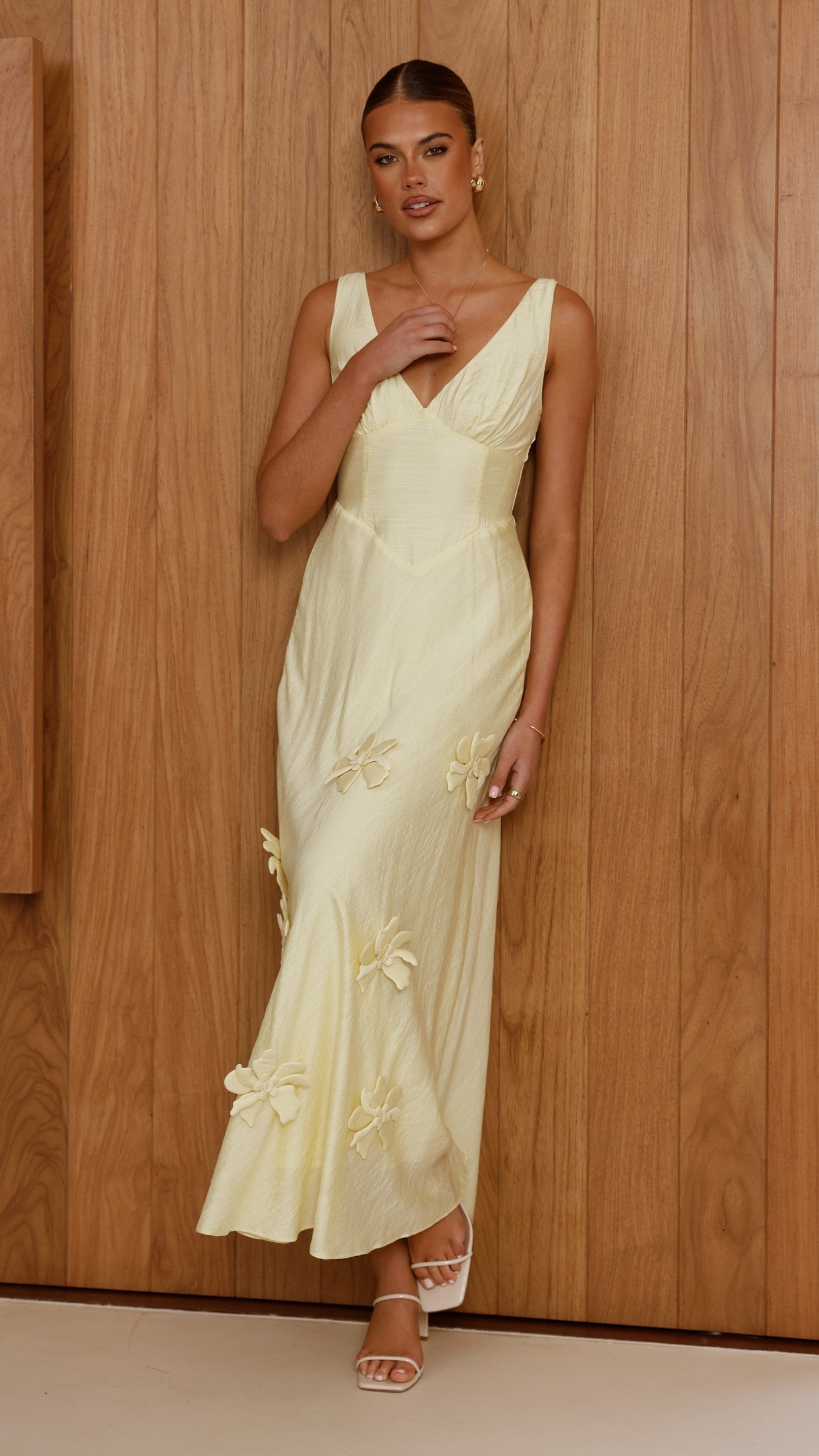 Lavara Maxi Dress - Yellow - Billy J