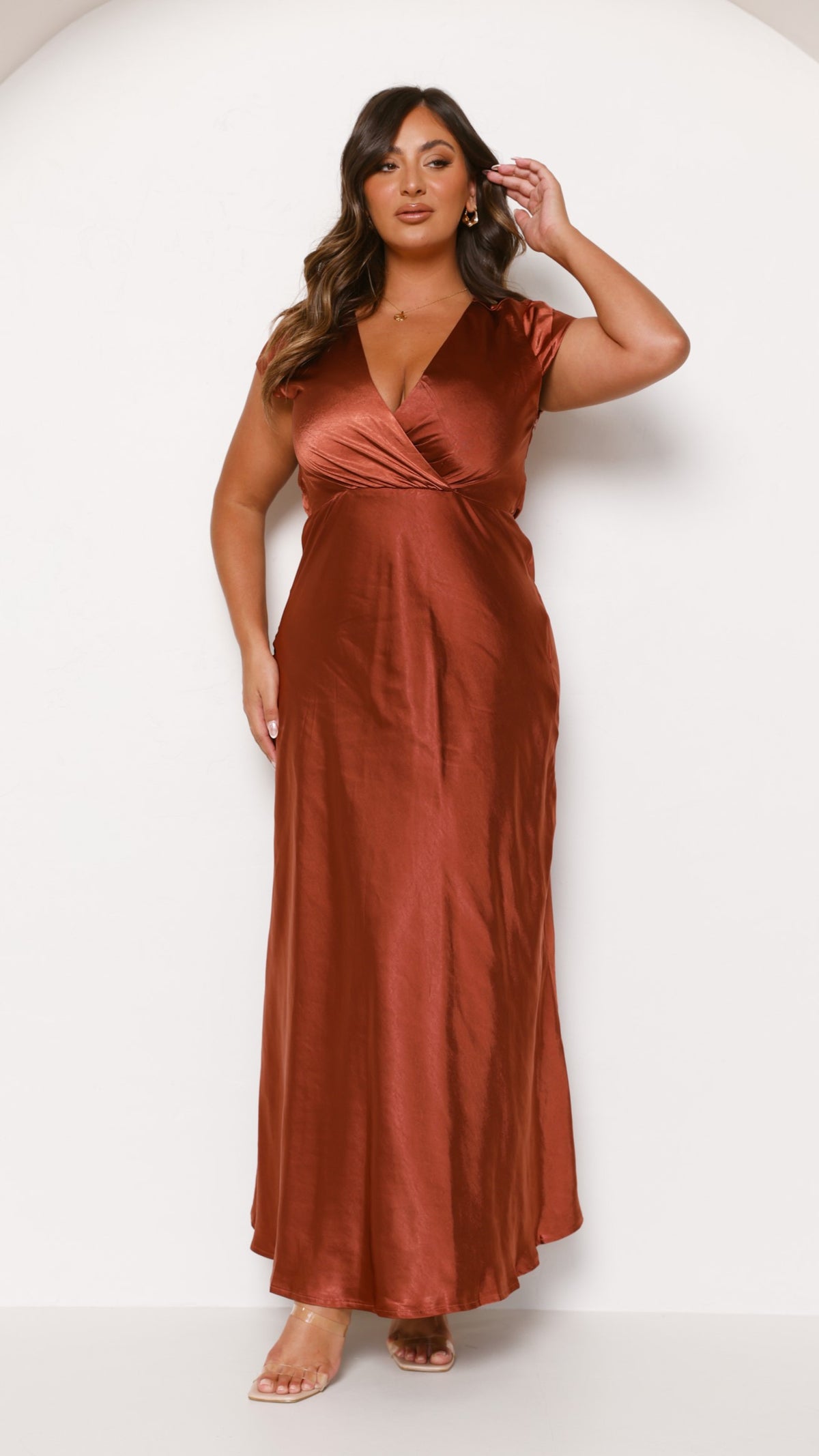 billy j rust bridesmaid dress Sian Maxi Dress - Rust - Buy Women's Dresses main image 0