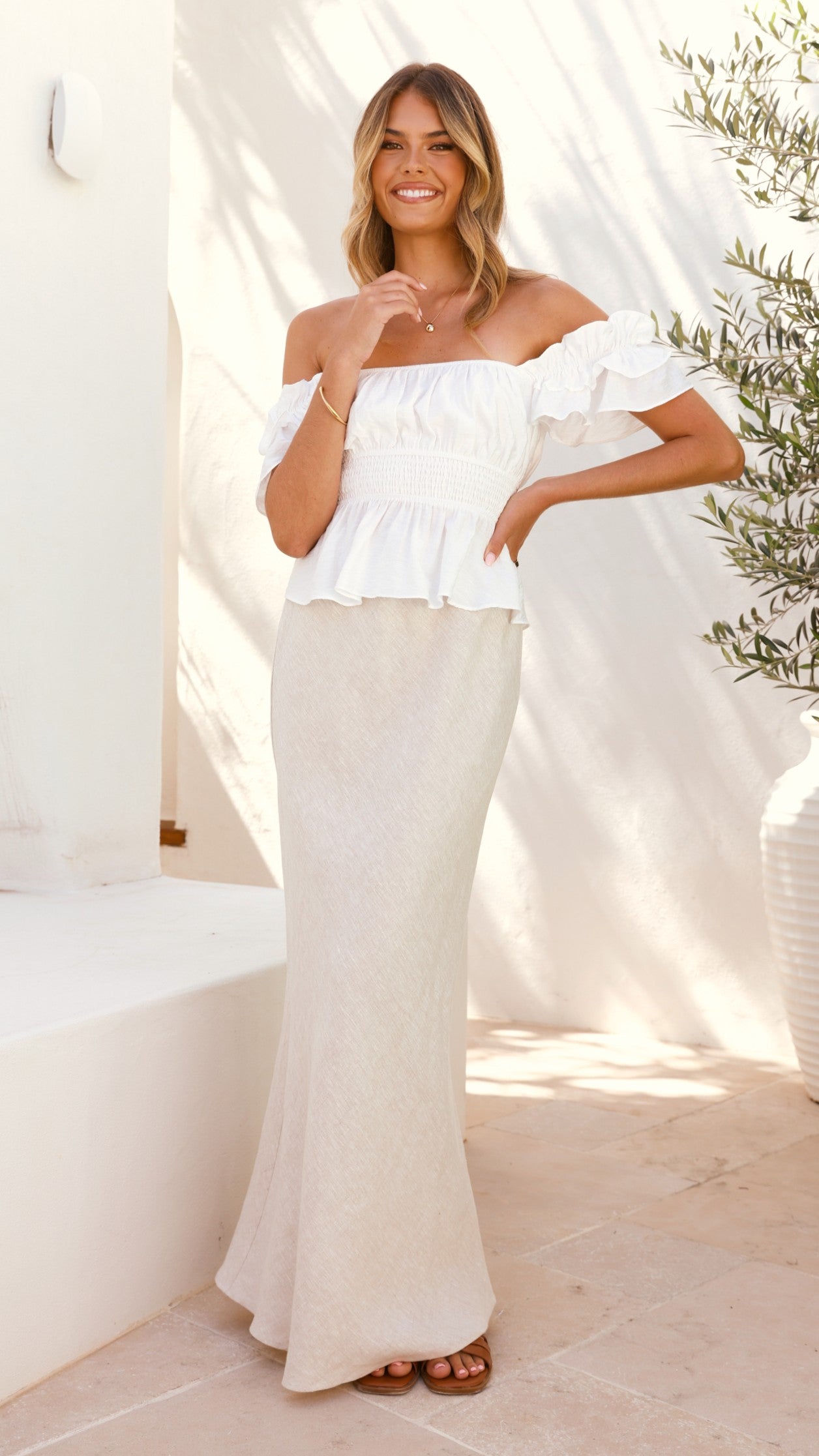 Fifi Top - White - Billy J