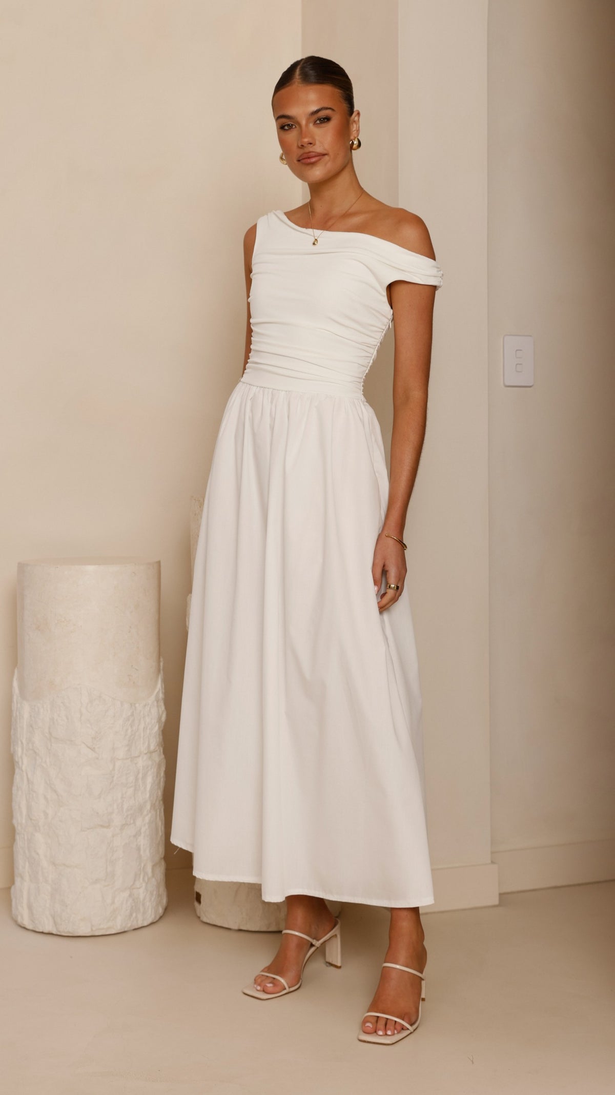 Immy Midi Dress - White - Buy Women's Dresses