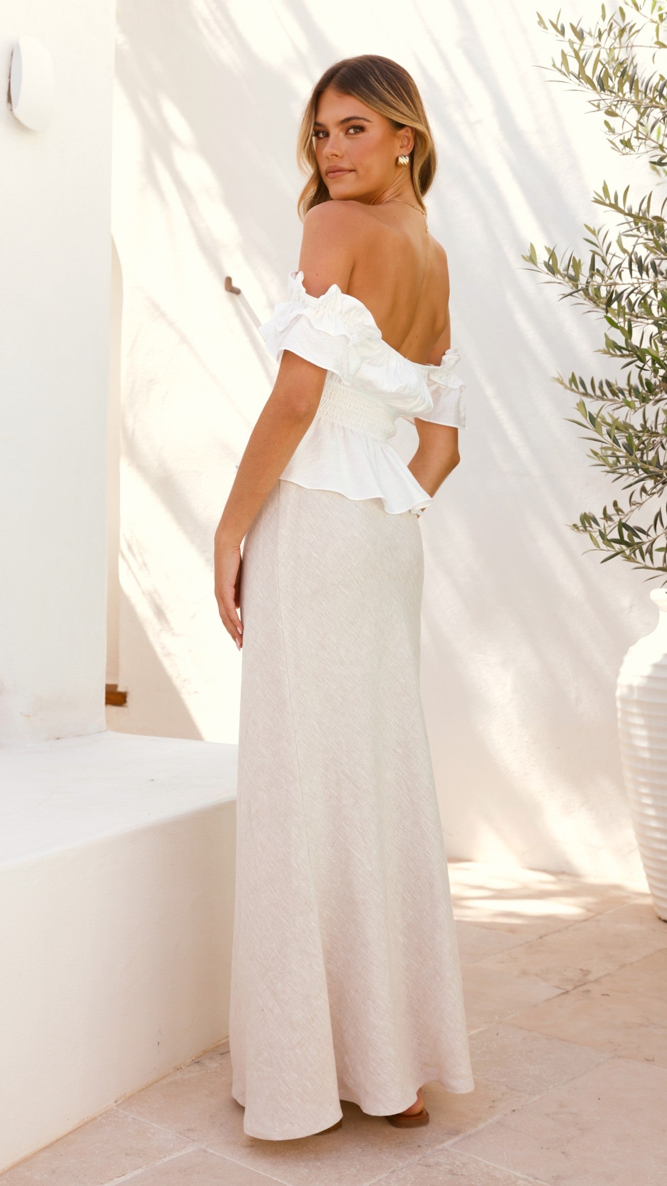 Fifi Top - White - Billy J