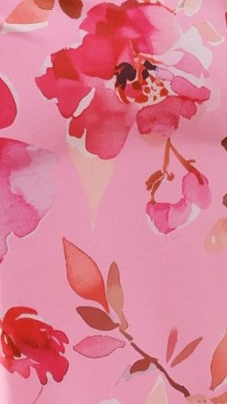Karalina Maxi Dress - Pink Floral - Billy J