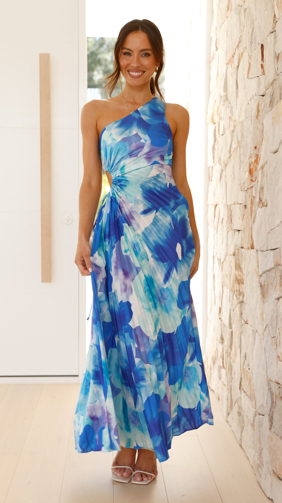 Laken Maxi Dress - Blue Floral - Buy Women's Dresses - Billy J