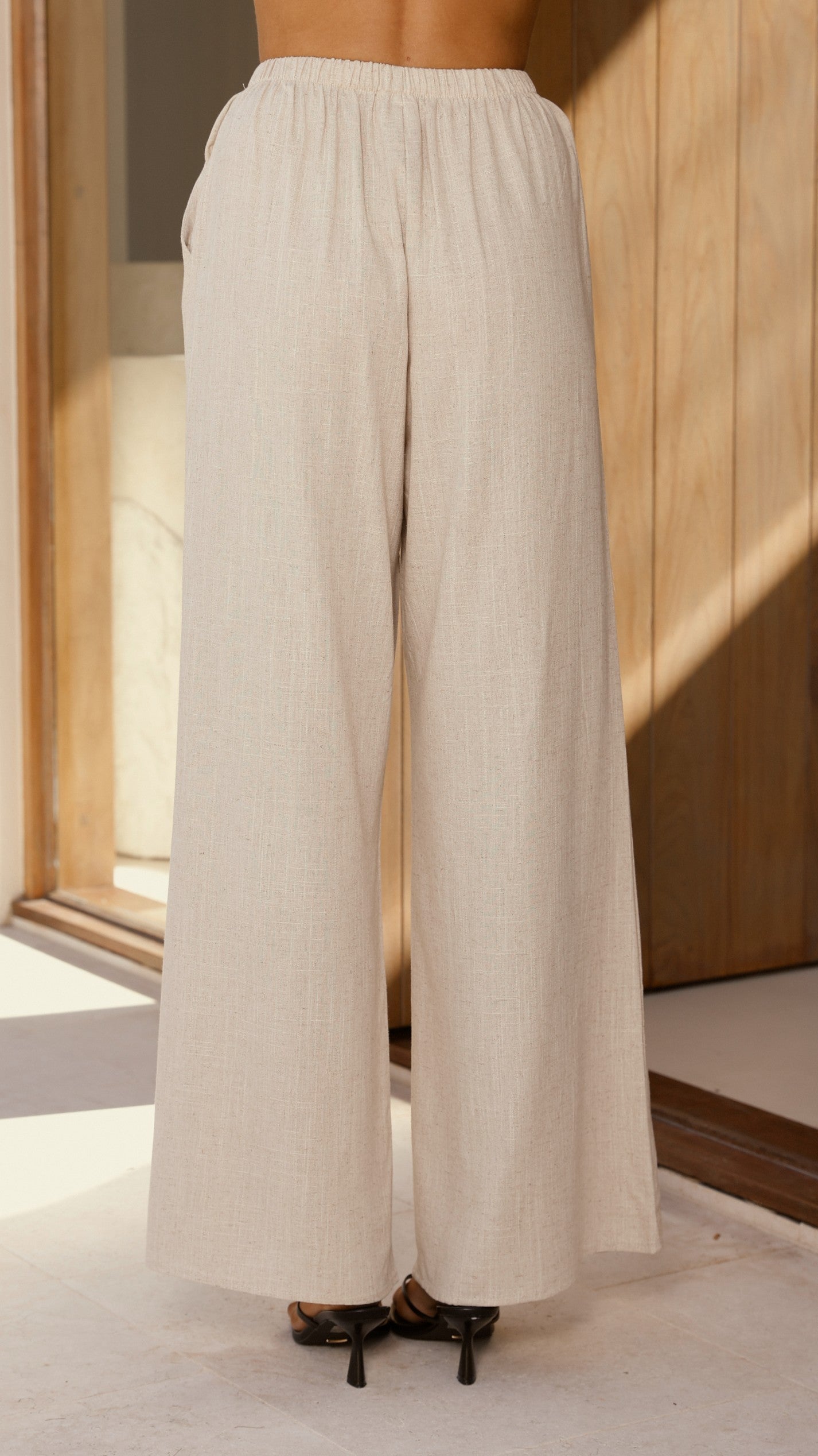 Kailani Strapless Top and Pants Set - Oat - Billy J
