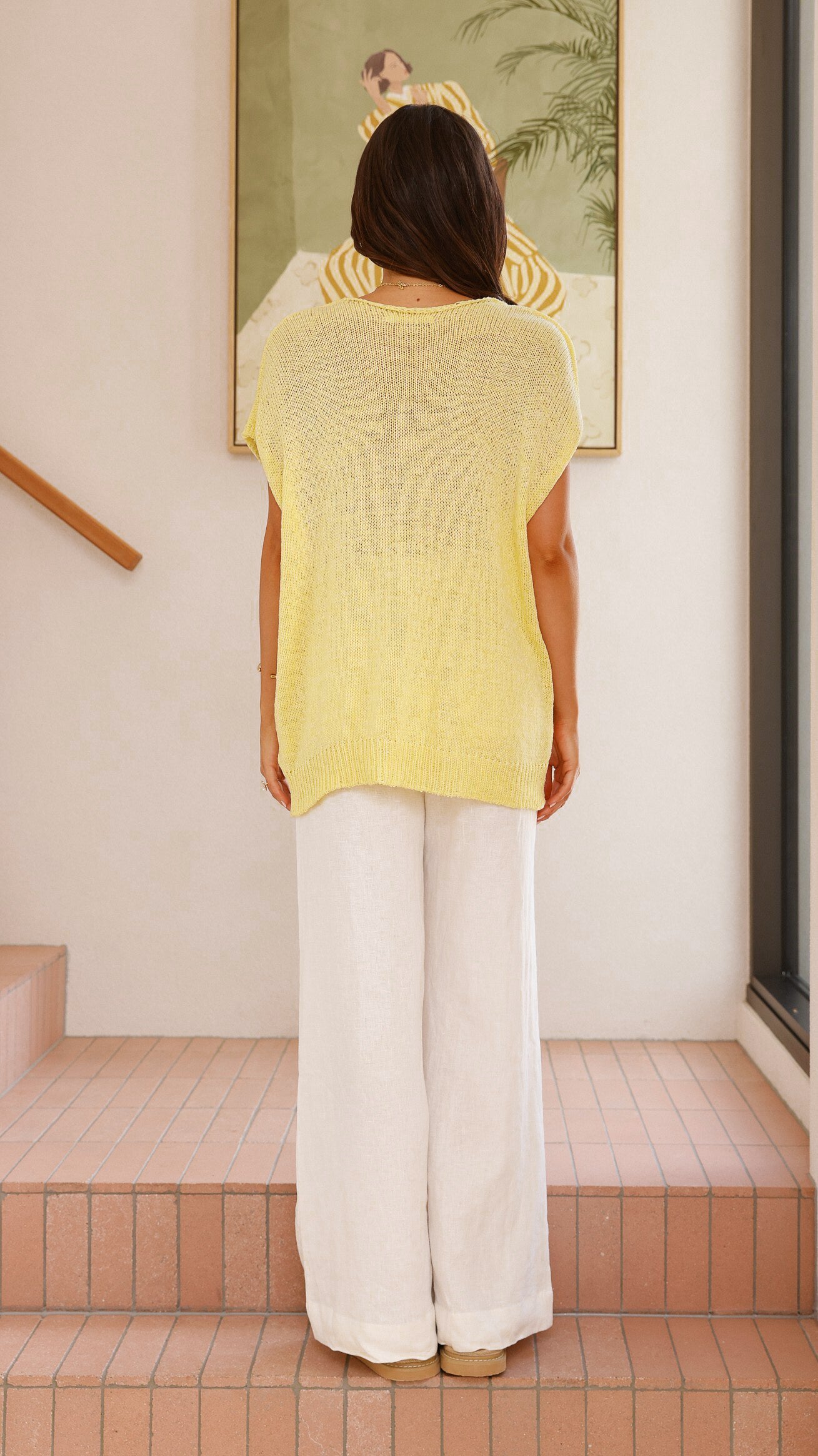Stelaria Knit Top - Yellow - Billy J