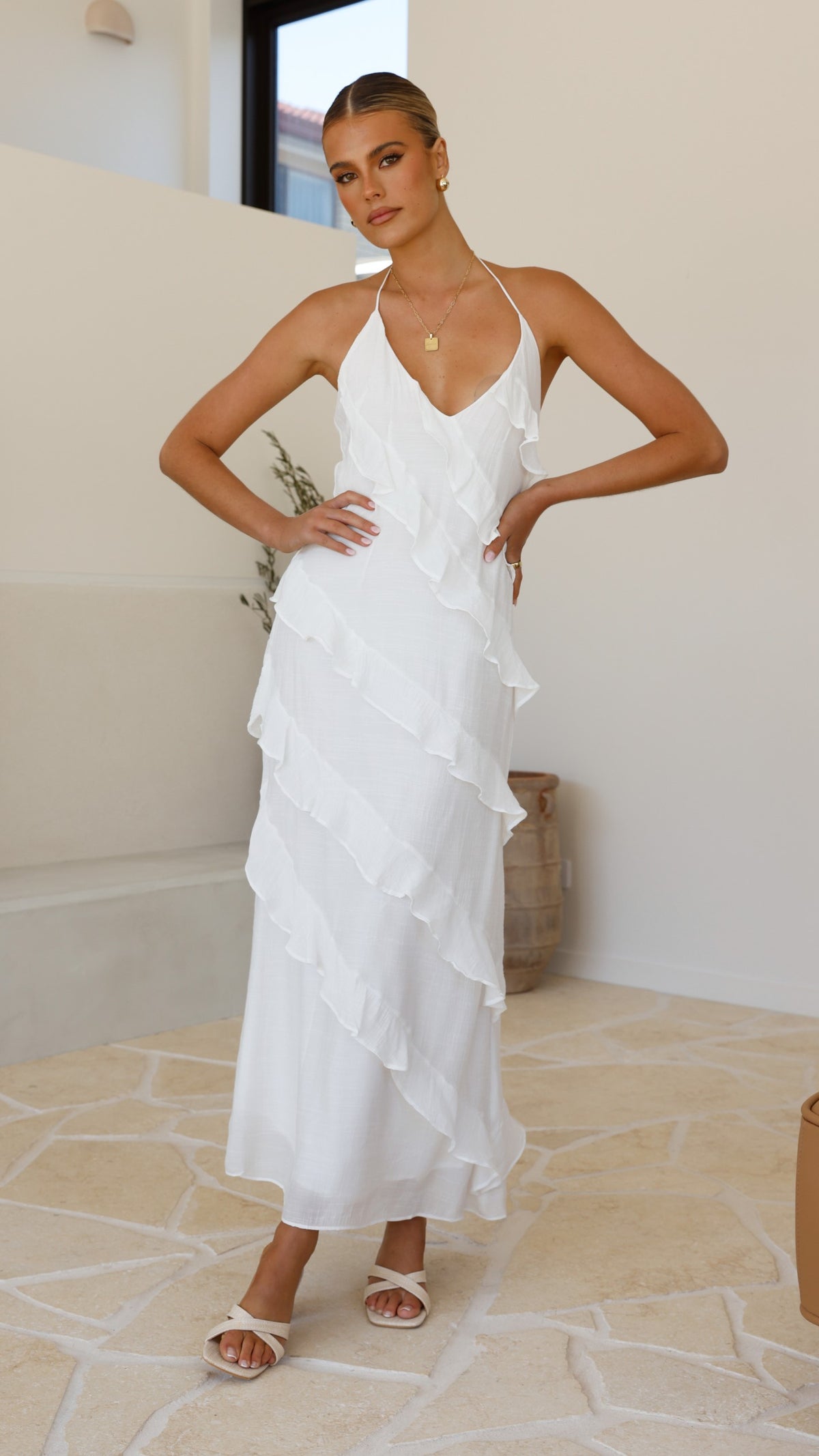 brown maxi dress princess polly Princess Polly Marguerite Halter Maxi Dress Brown – Rent For An Event