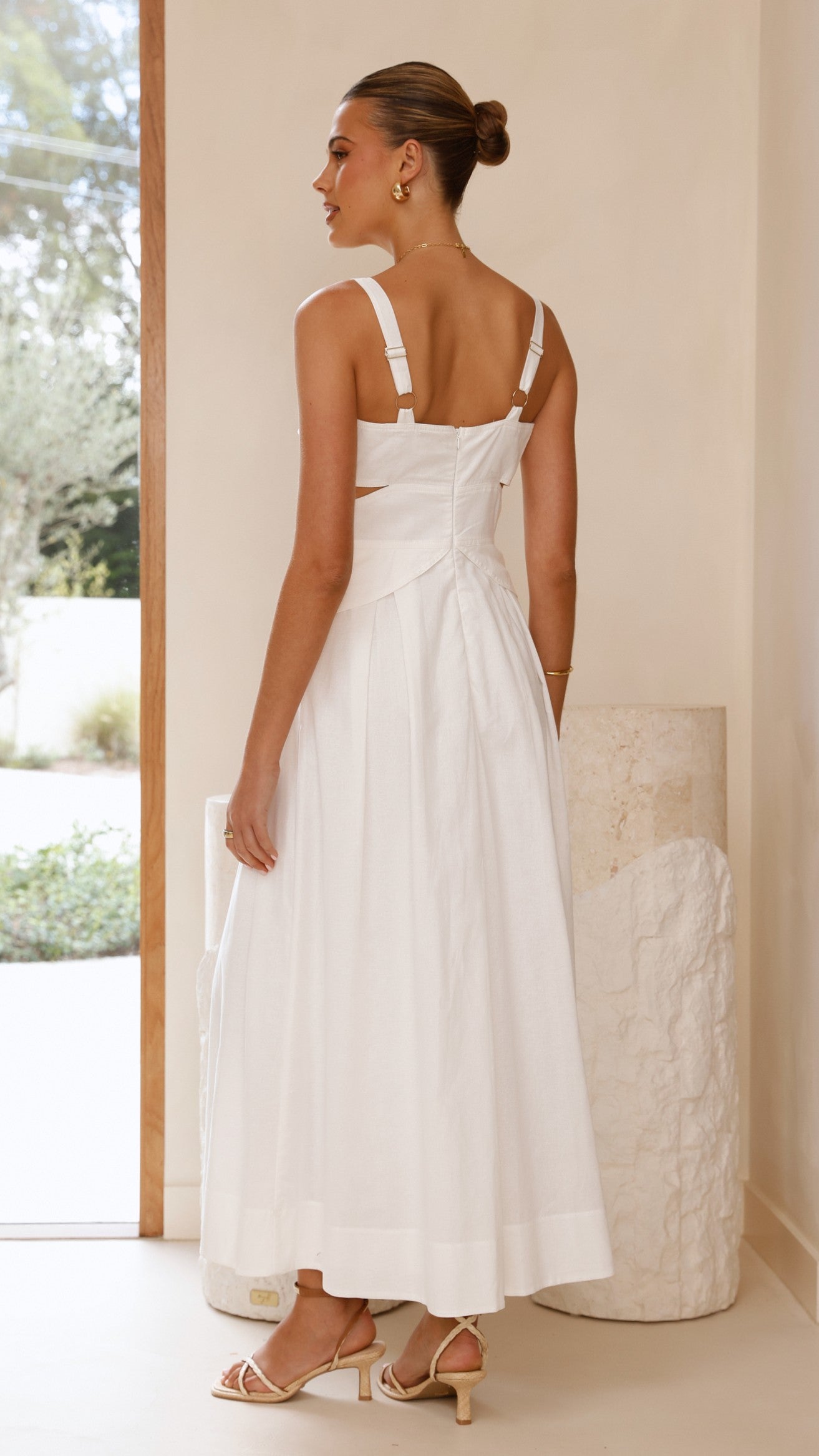 Harleigh Maxi Dress - White - Billy J