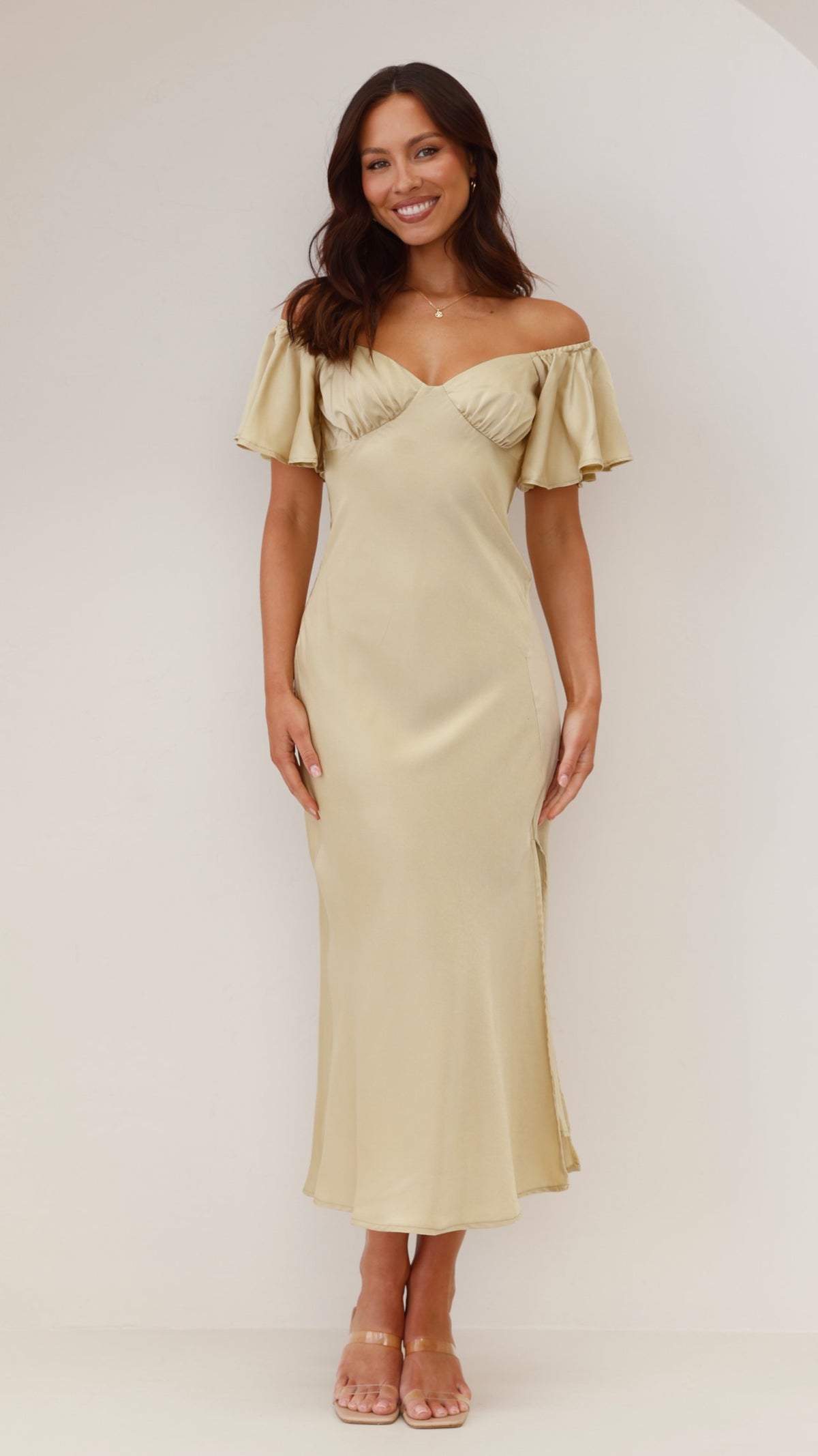 Green Midi Dresses Billy J Green Midi Dresses Billy J