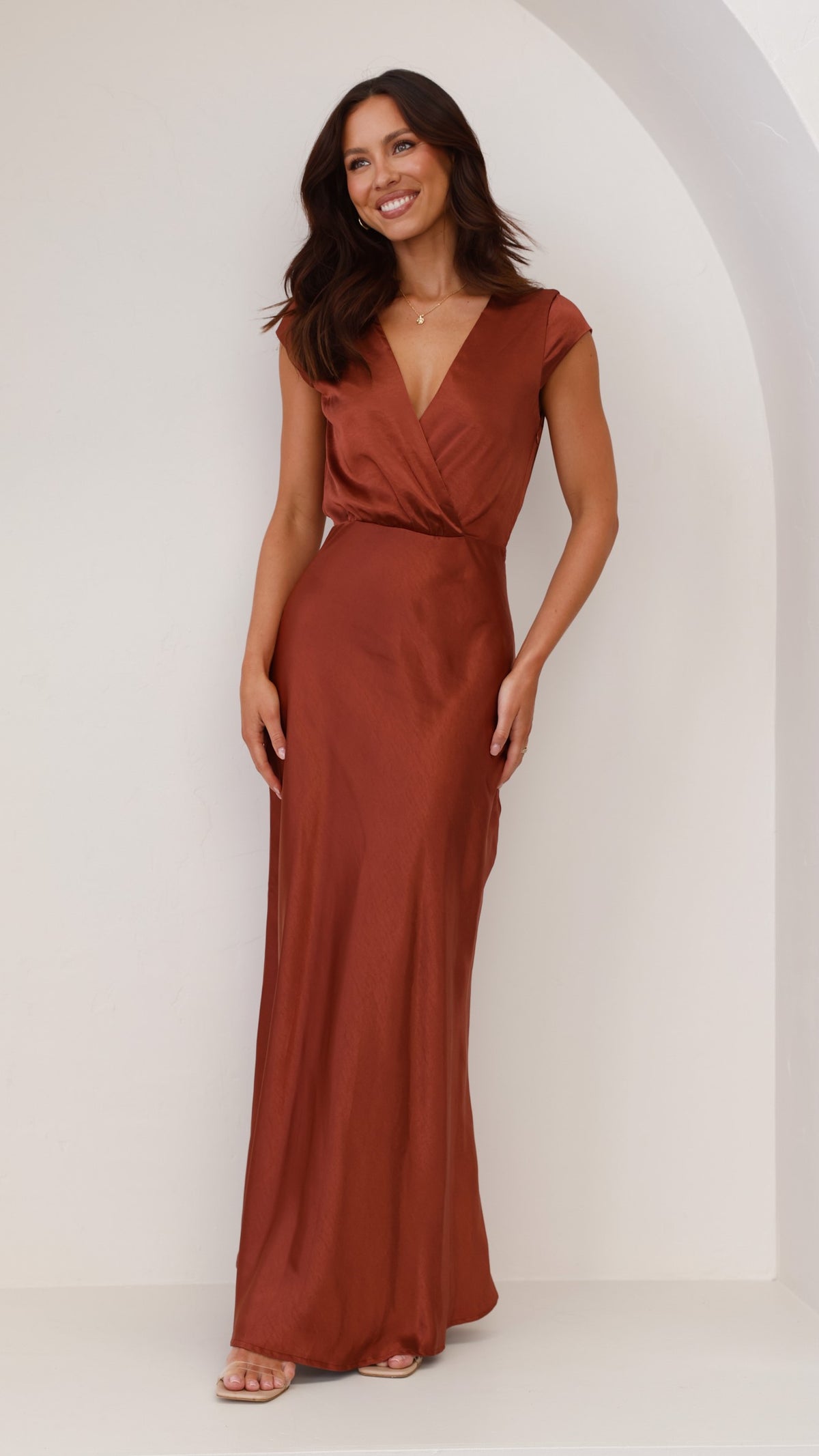 Rust Maxi Dresses Billy J Rust Maxi Dresses Billy J