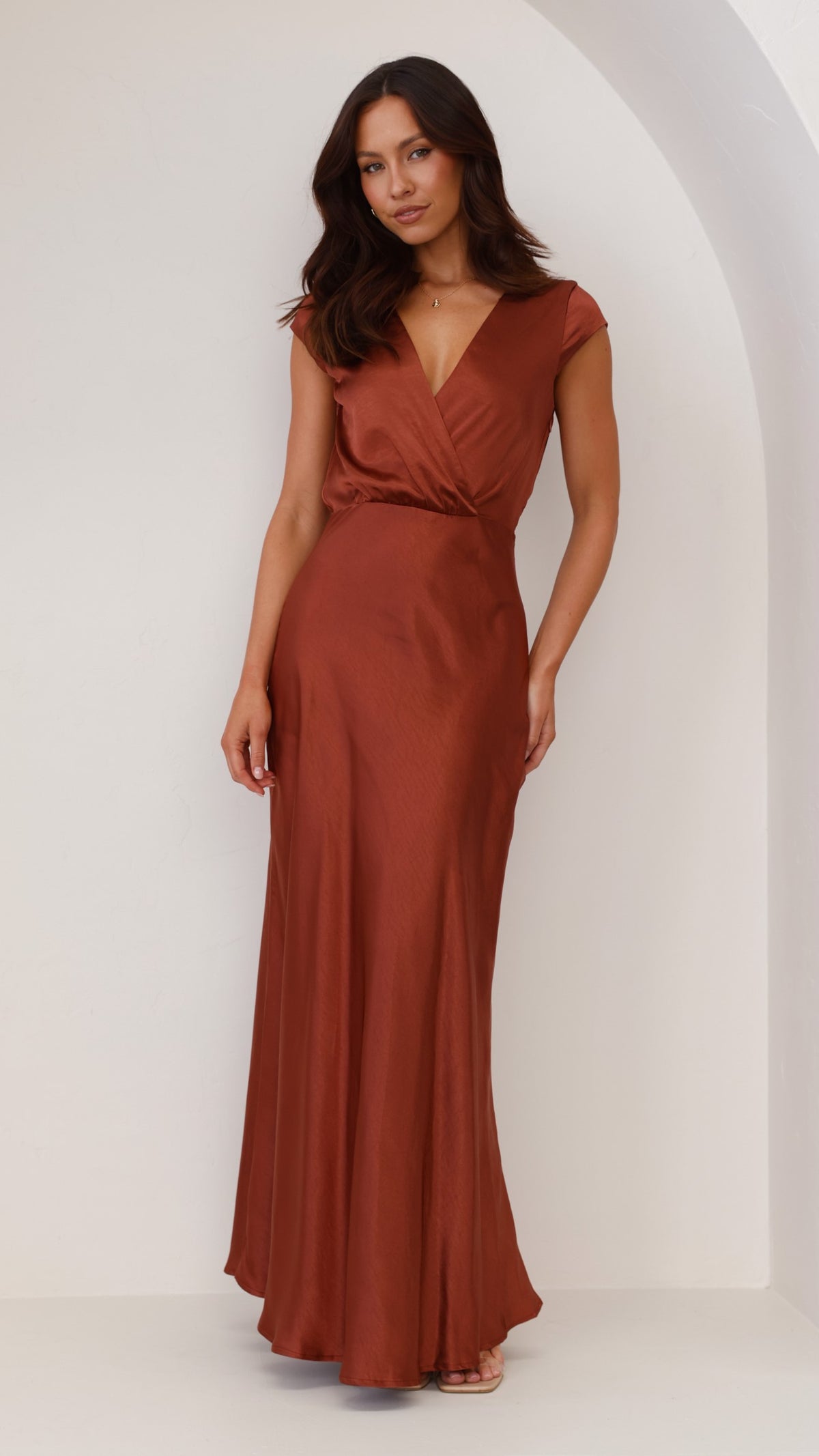 billy j selma maxi dress 4 / Rust