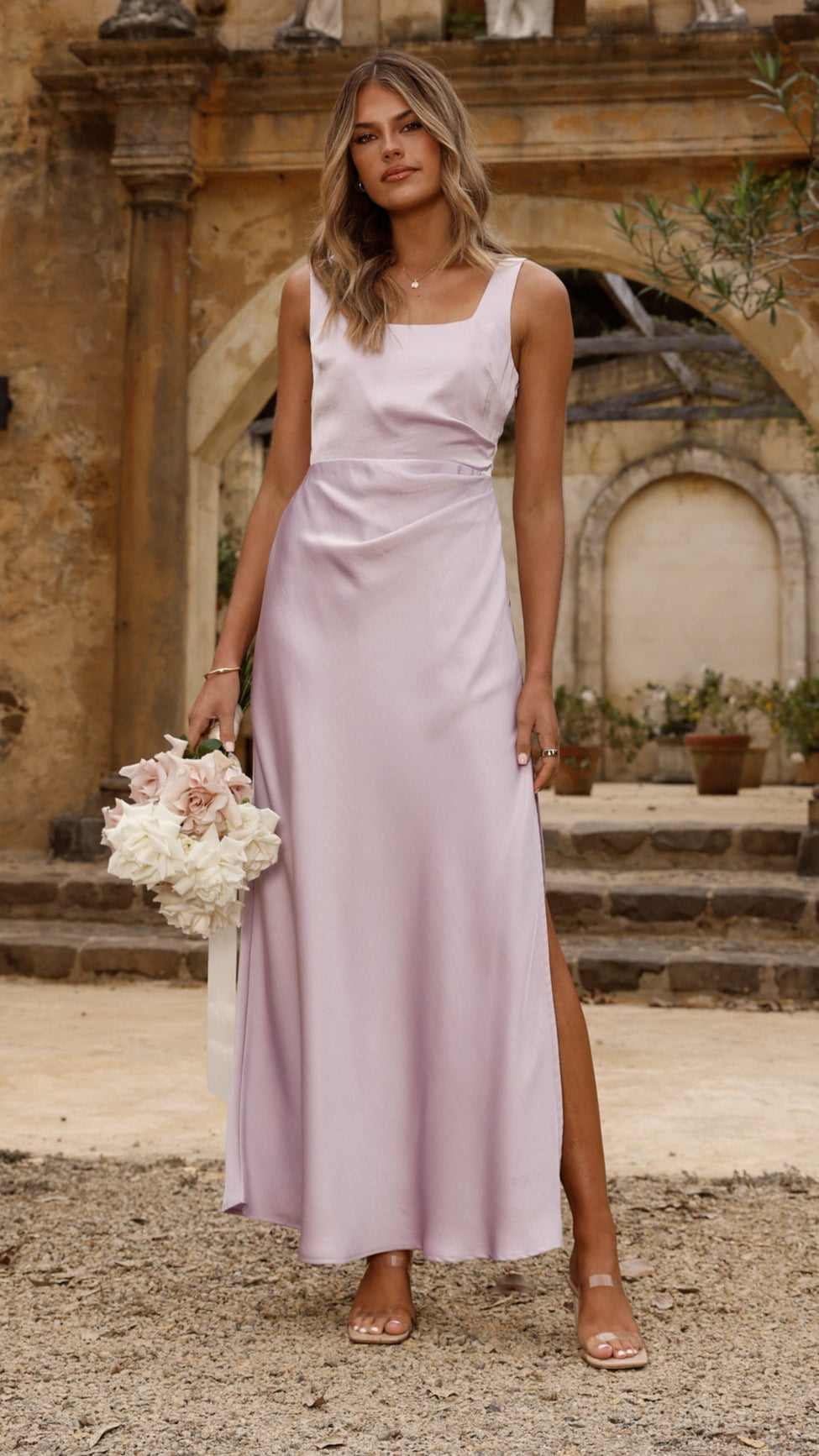 Adeline Maxi Dress - Lilac - Billy J