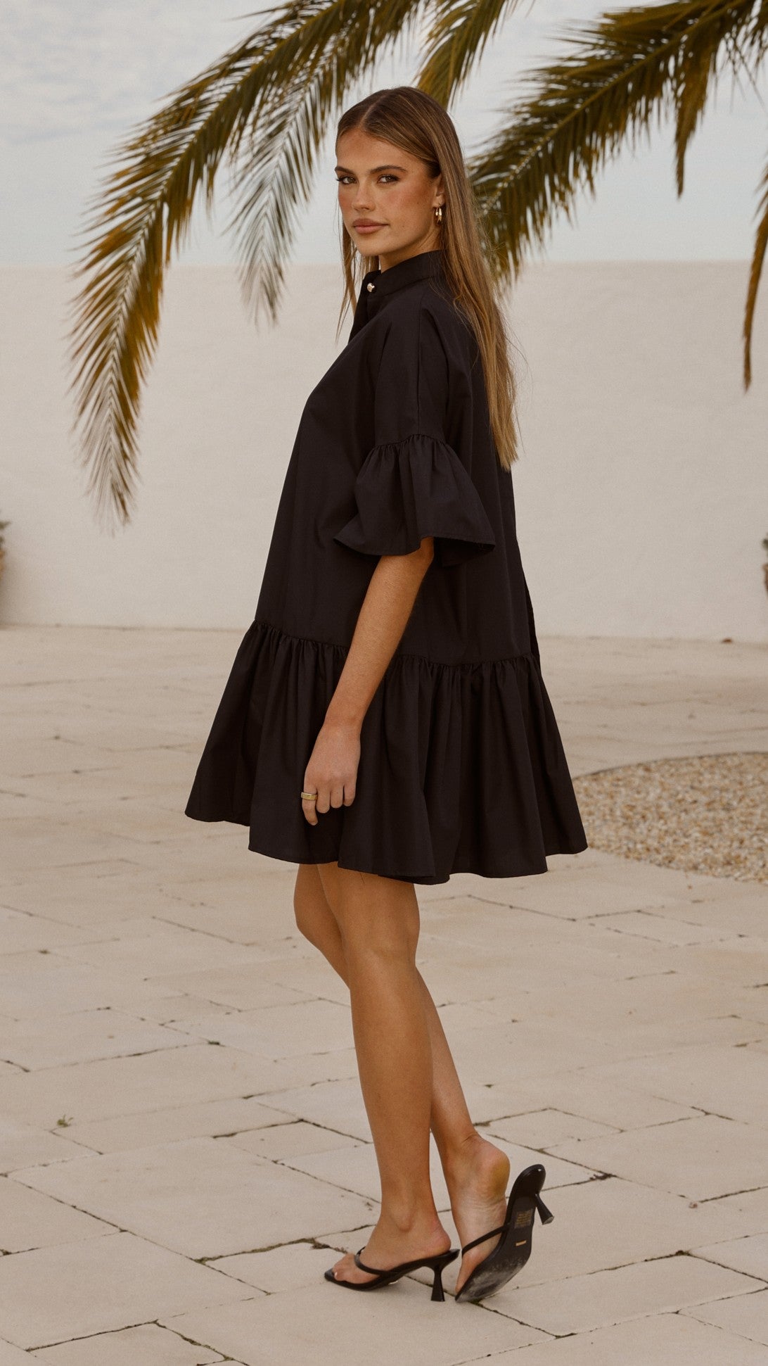 Viola Mini Dress - Black - Billy J