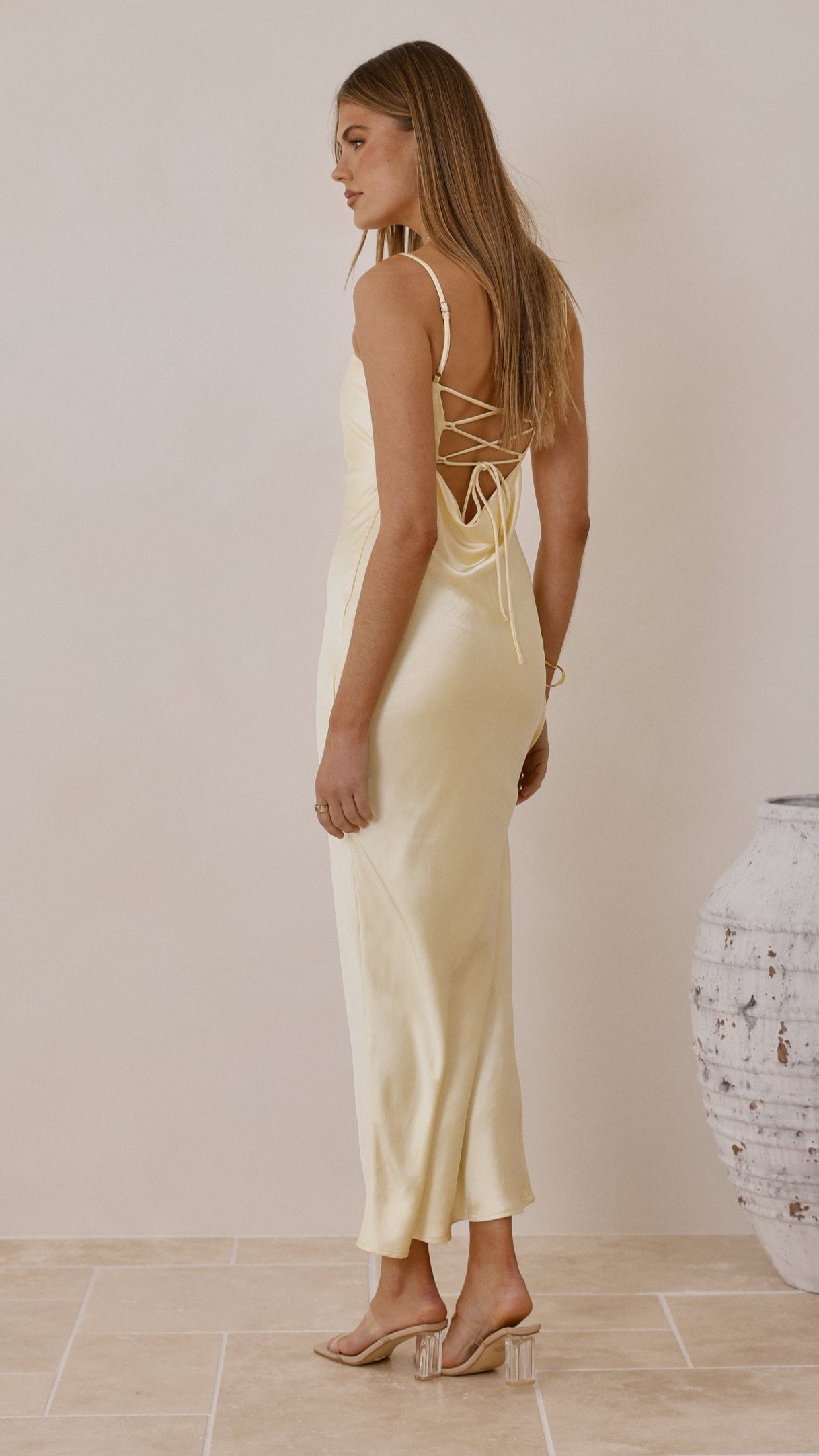 Keira Maxi Dress - Yellow - Billy J