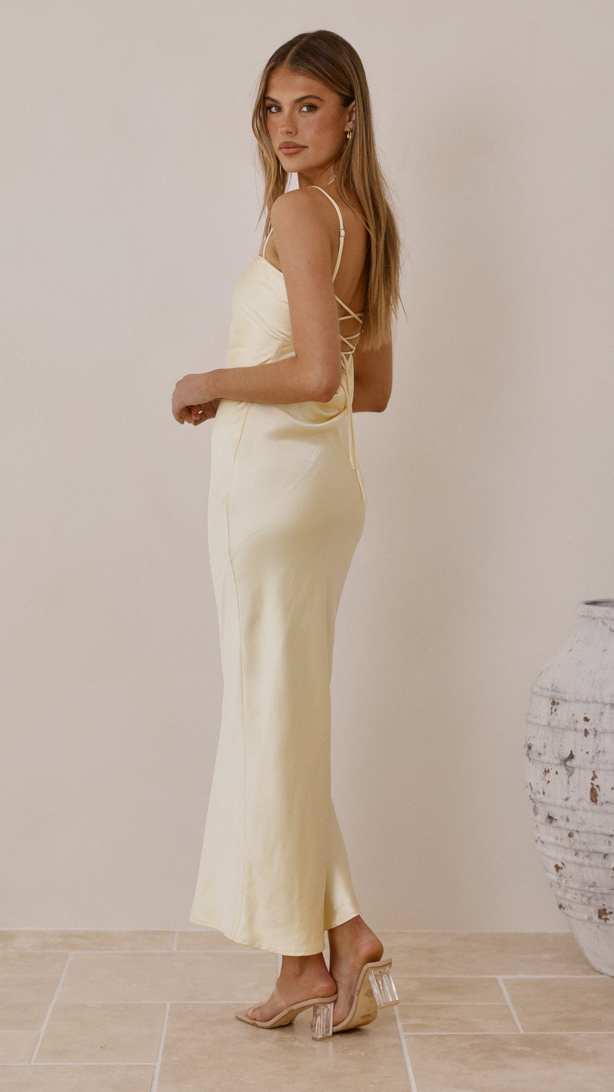 Keira Maxi Dress - Yellow - Billy J