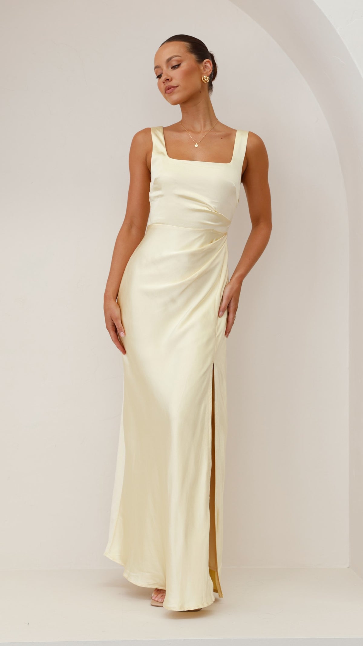 billy j alaria maxi dress 4 / Yellow
