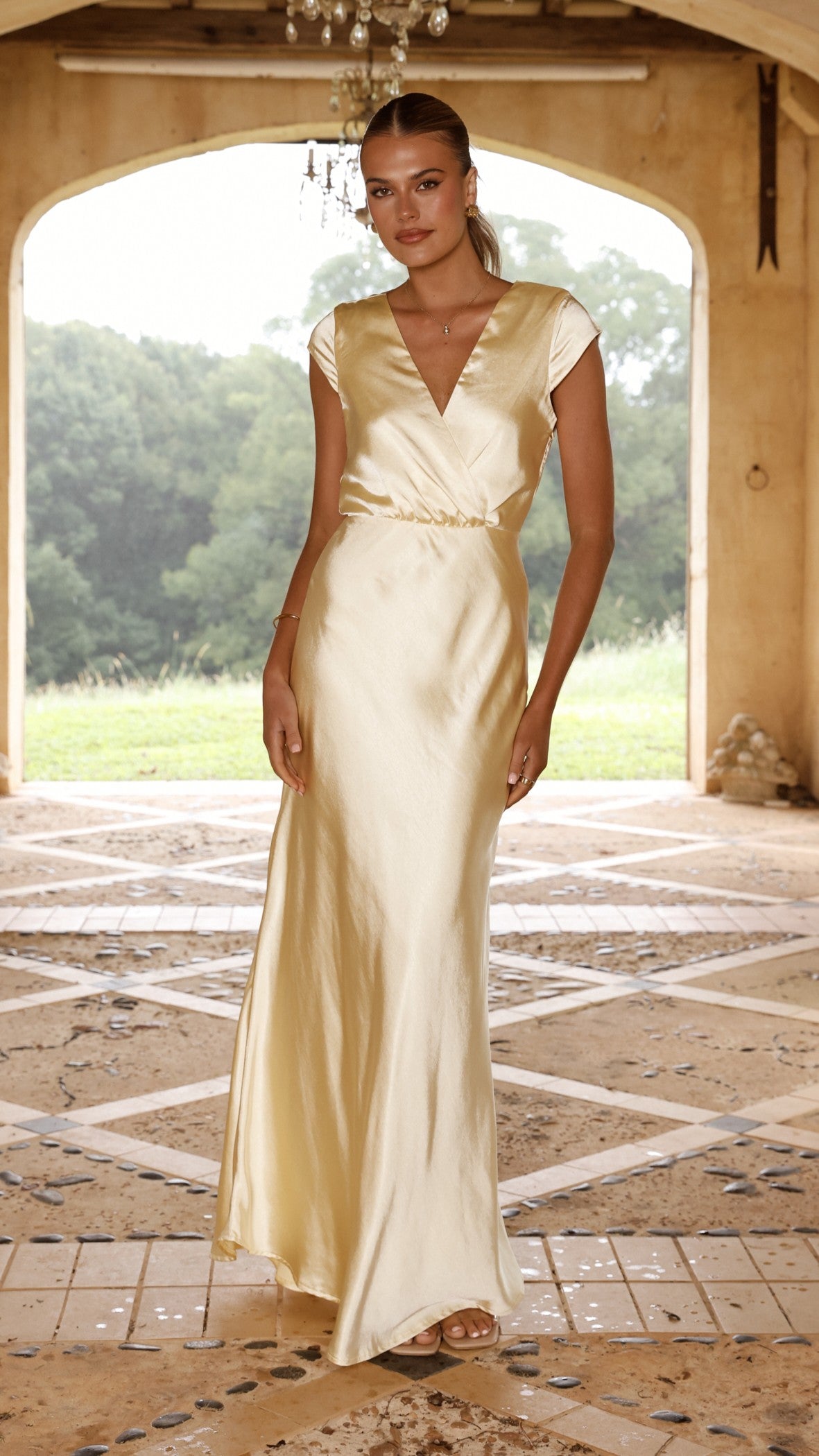 Selma Maxi Dress - Yellow - Billy J
