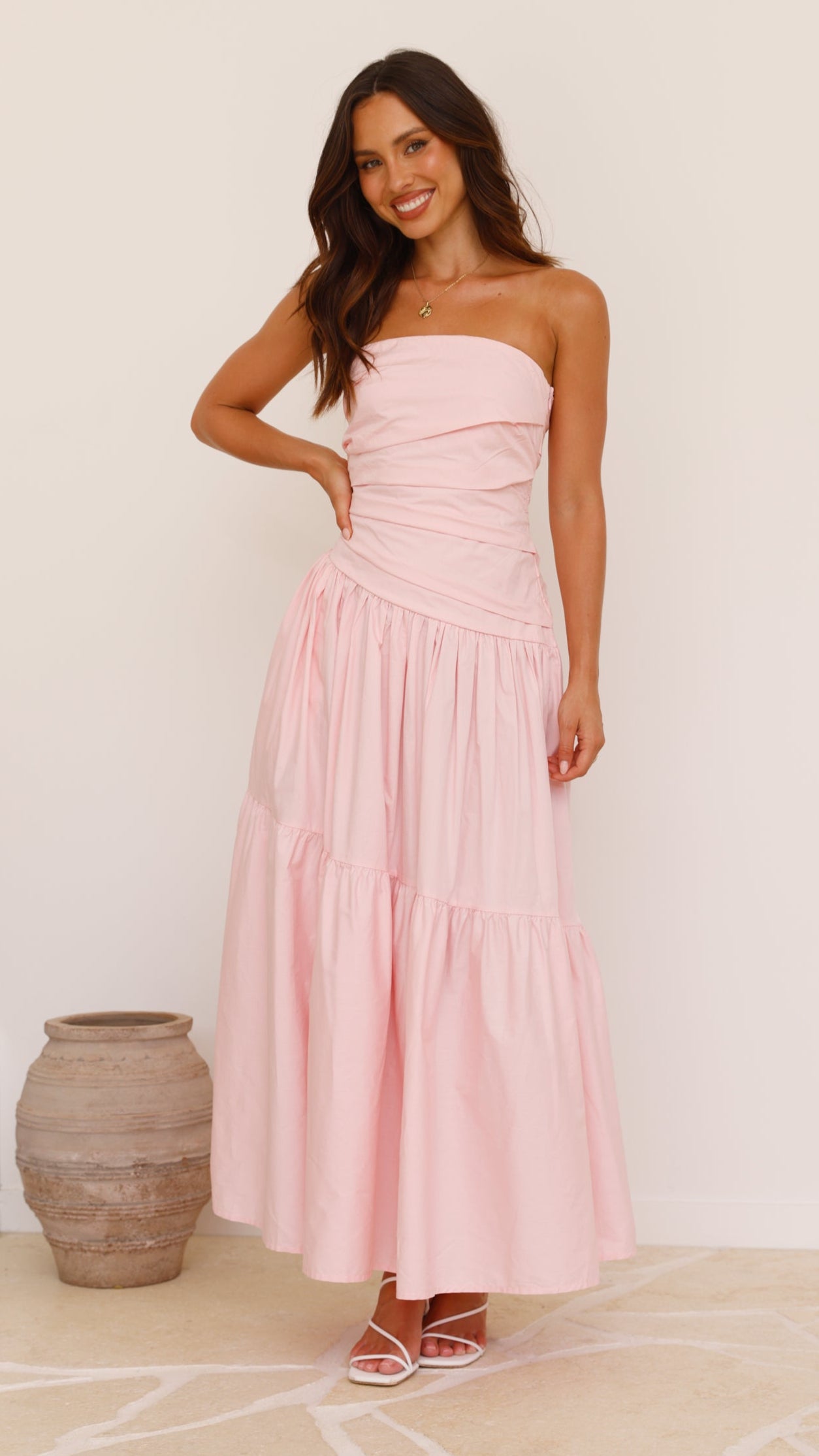 Lola Maxi Dress - Pink - Billy J