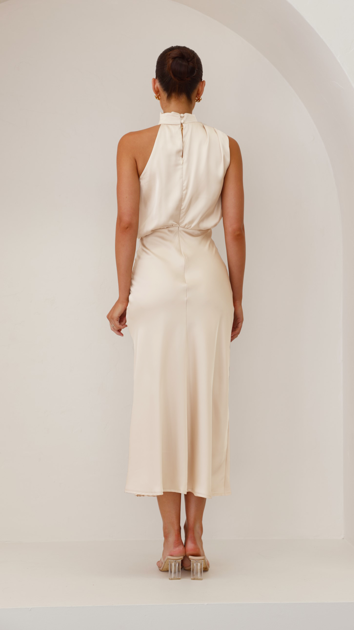 Esther Maxi Dress - Soft Gold - Billy J