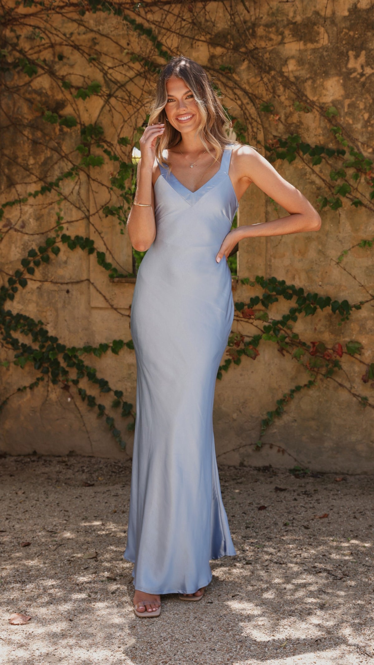 billy j boutique blue dress VINTAGE main image 1