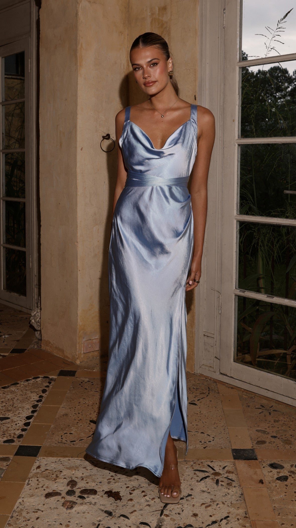 Zendaya Maxi Dress - Blue - Billy J