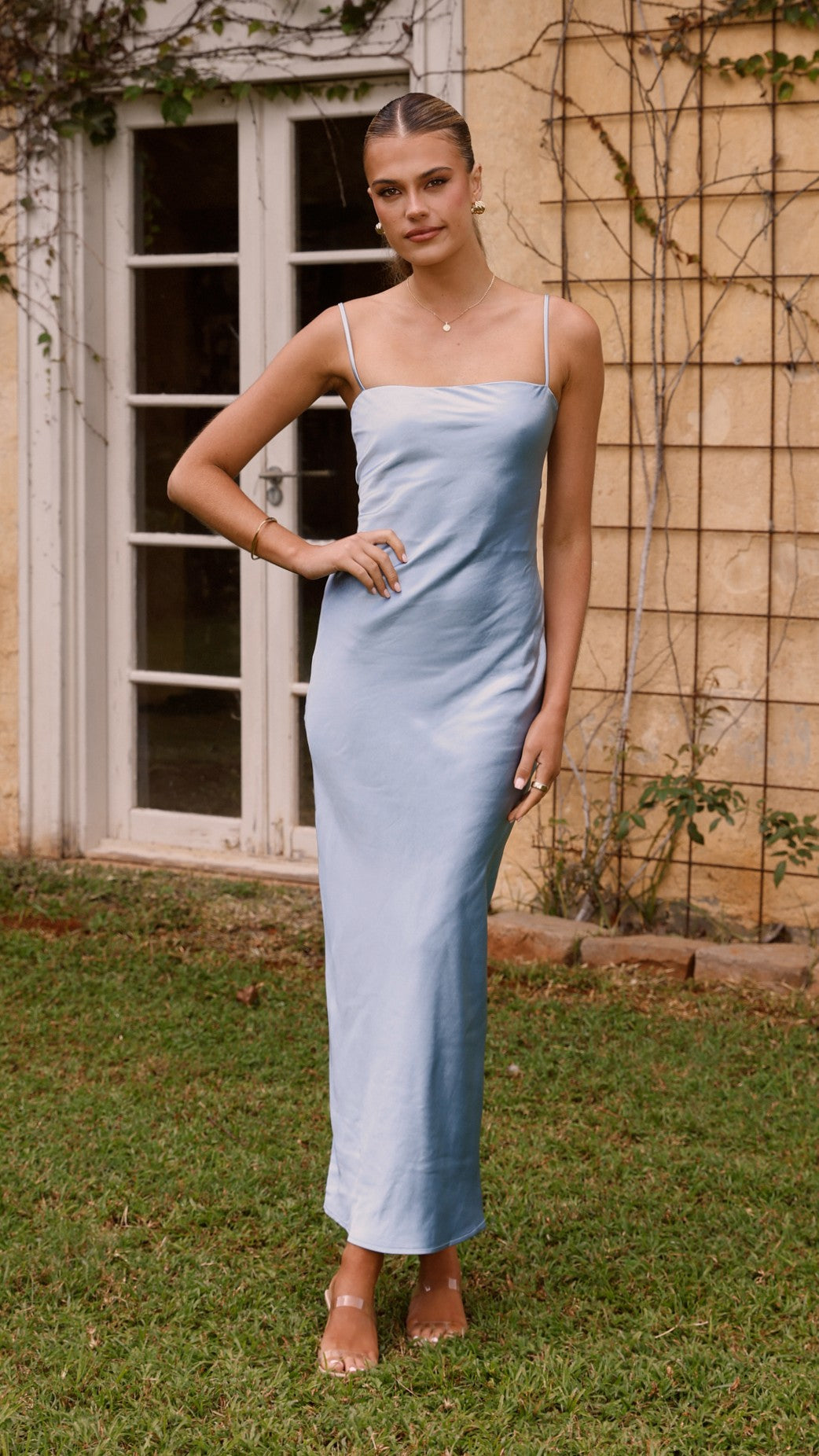 Keira Maxi Dress - Baby Blue - Billy J
