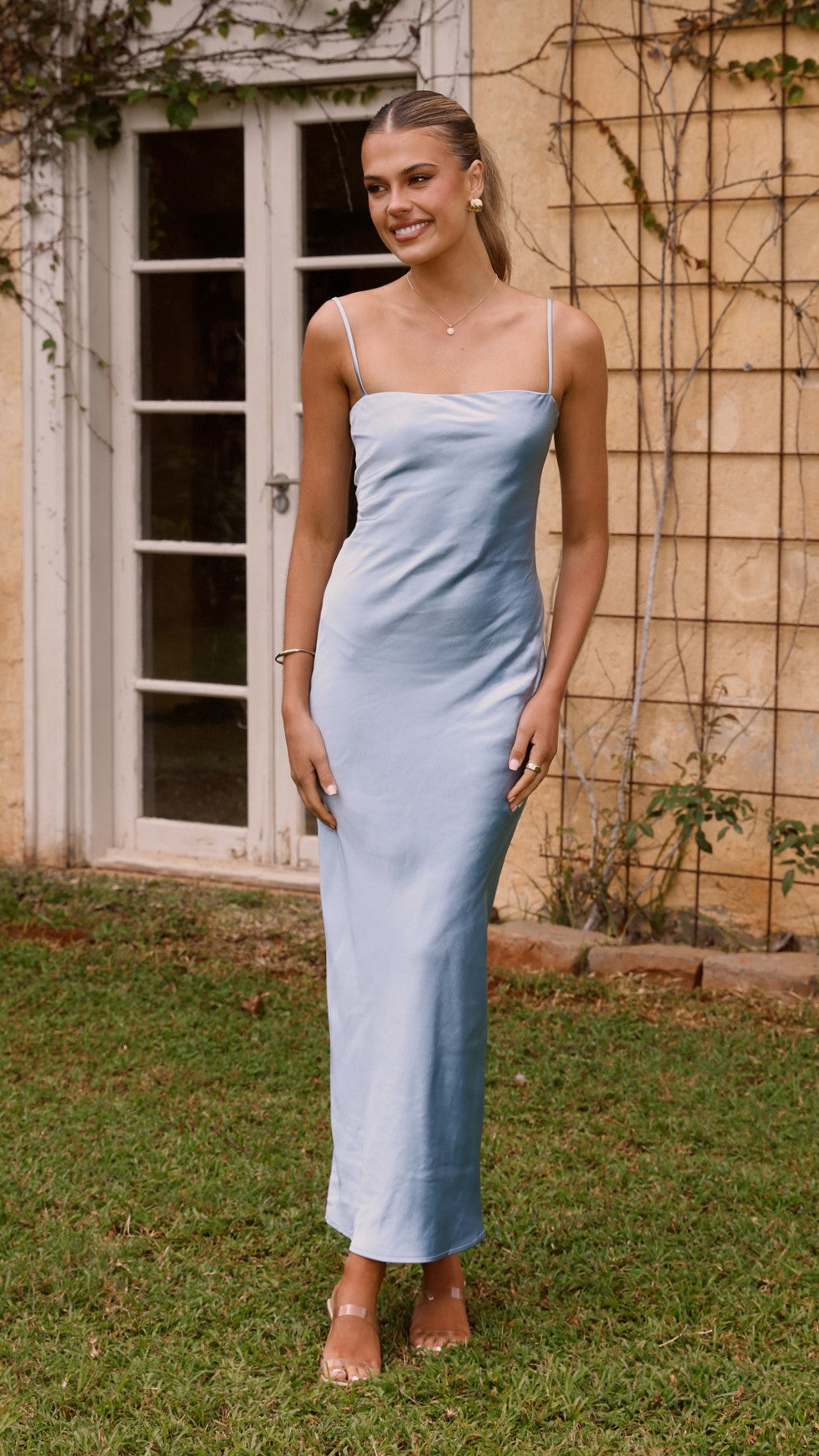 Keira Maxi Dress - Baby Blue - Billy J