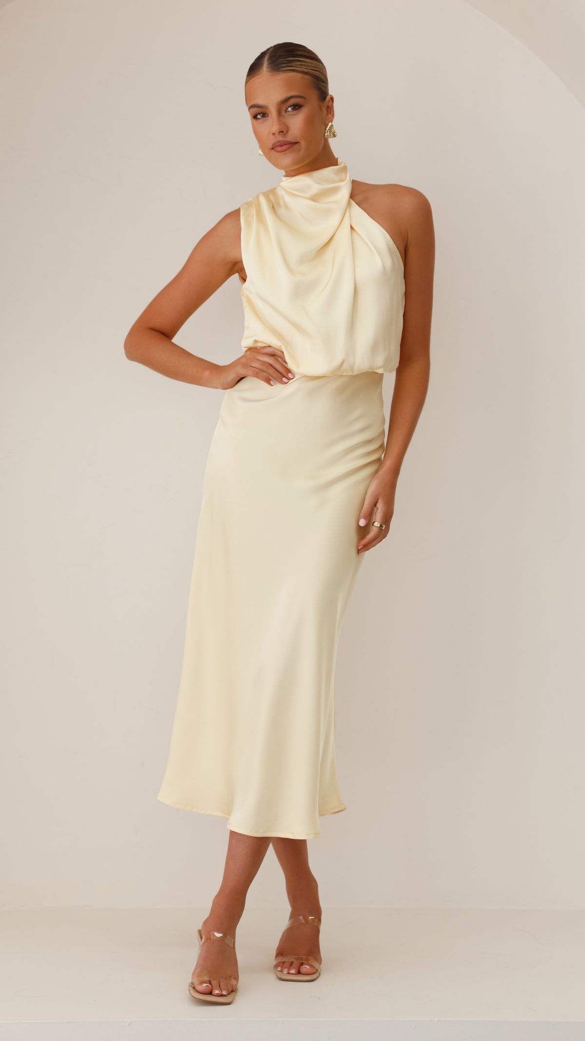 Esther Maxi Dress - Lemon - Buy Women's Dresses - Billy J