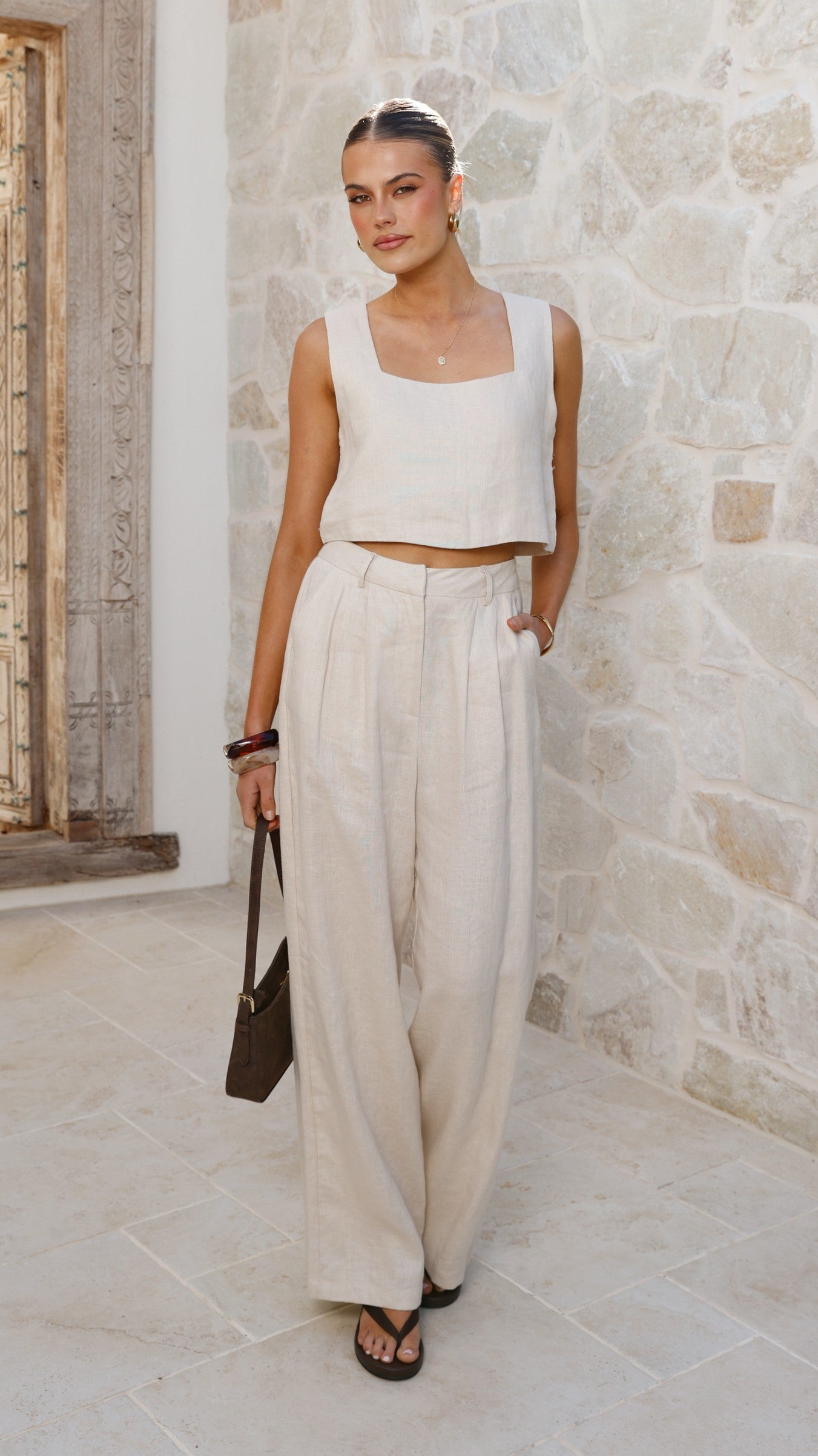 Tillie Pants - Oatmeal - Billy J