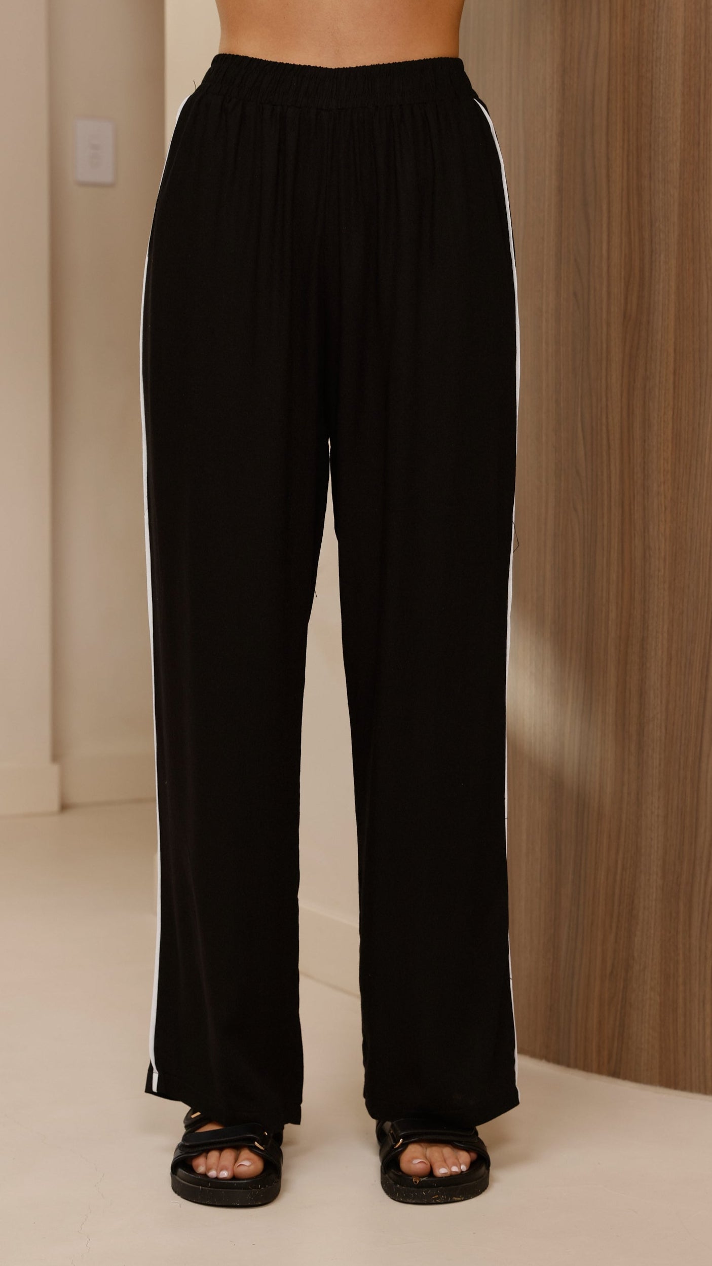 Hartley Pants - Black / White - Billy J