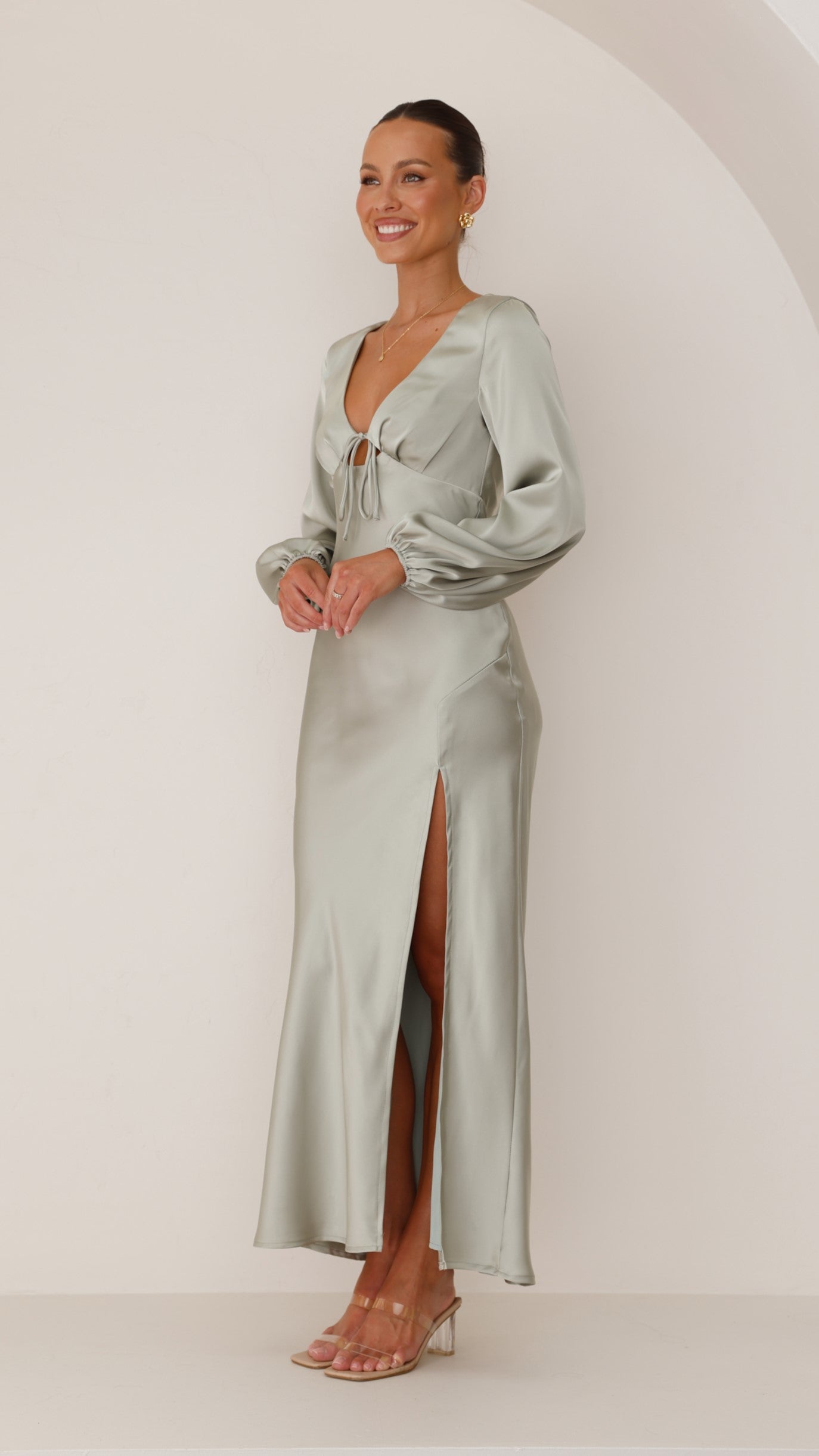 Brigitte Maxi Dress - Sage - Billy J