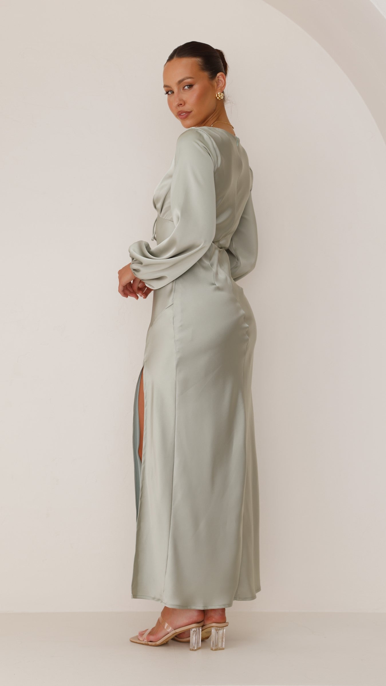 Brigitte Maxi Dress - Sage - Billy J