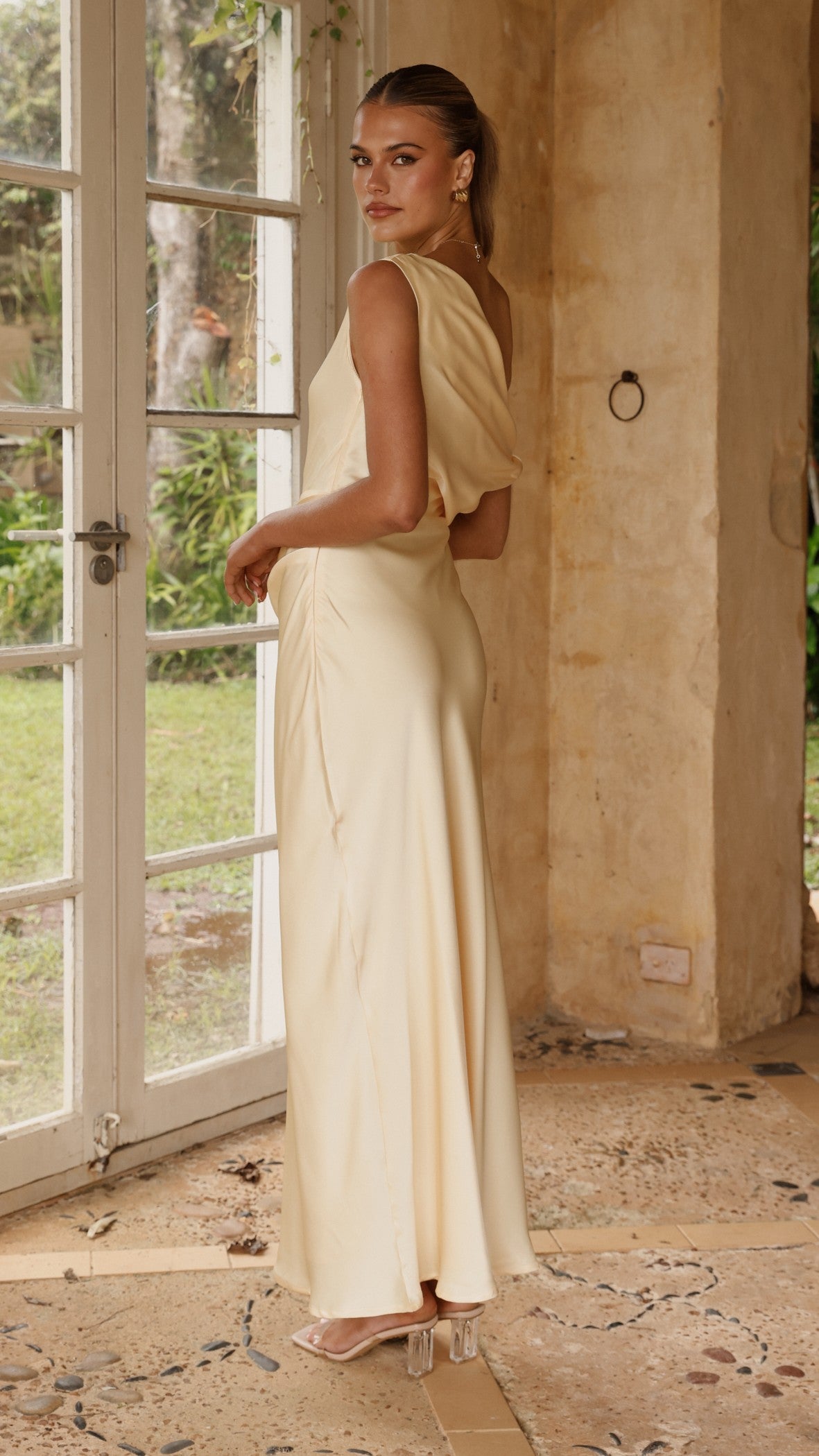 Gigi Maxi Dress - Lemon - Billy J