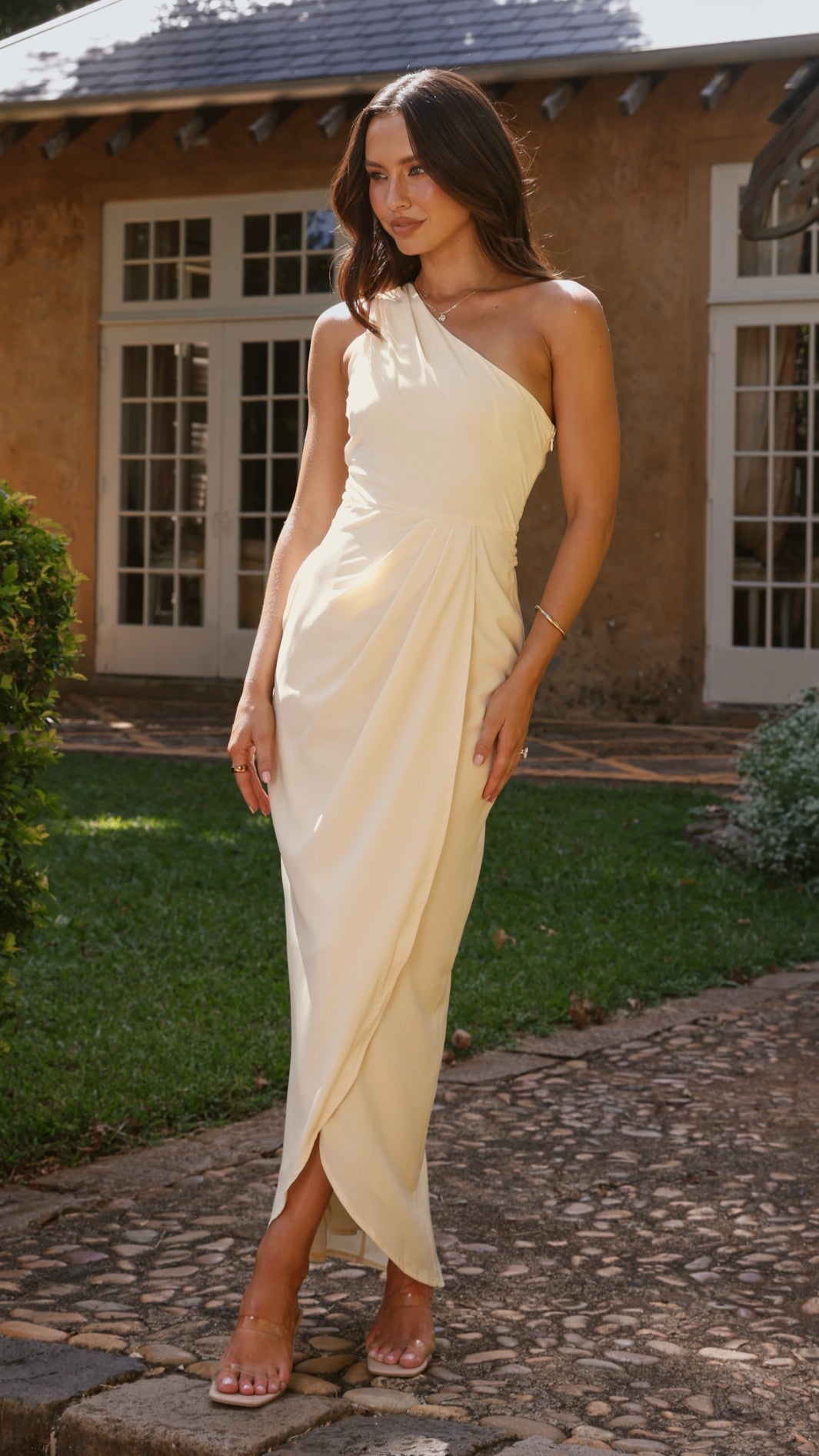 billy j emily one shoulder maxi dress yellow Clara One Shoulder Maxi Dress - Yellow - Buy Women's Maxi Dresses