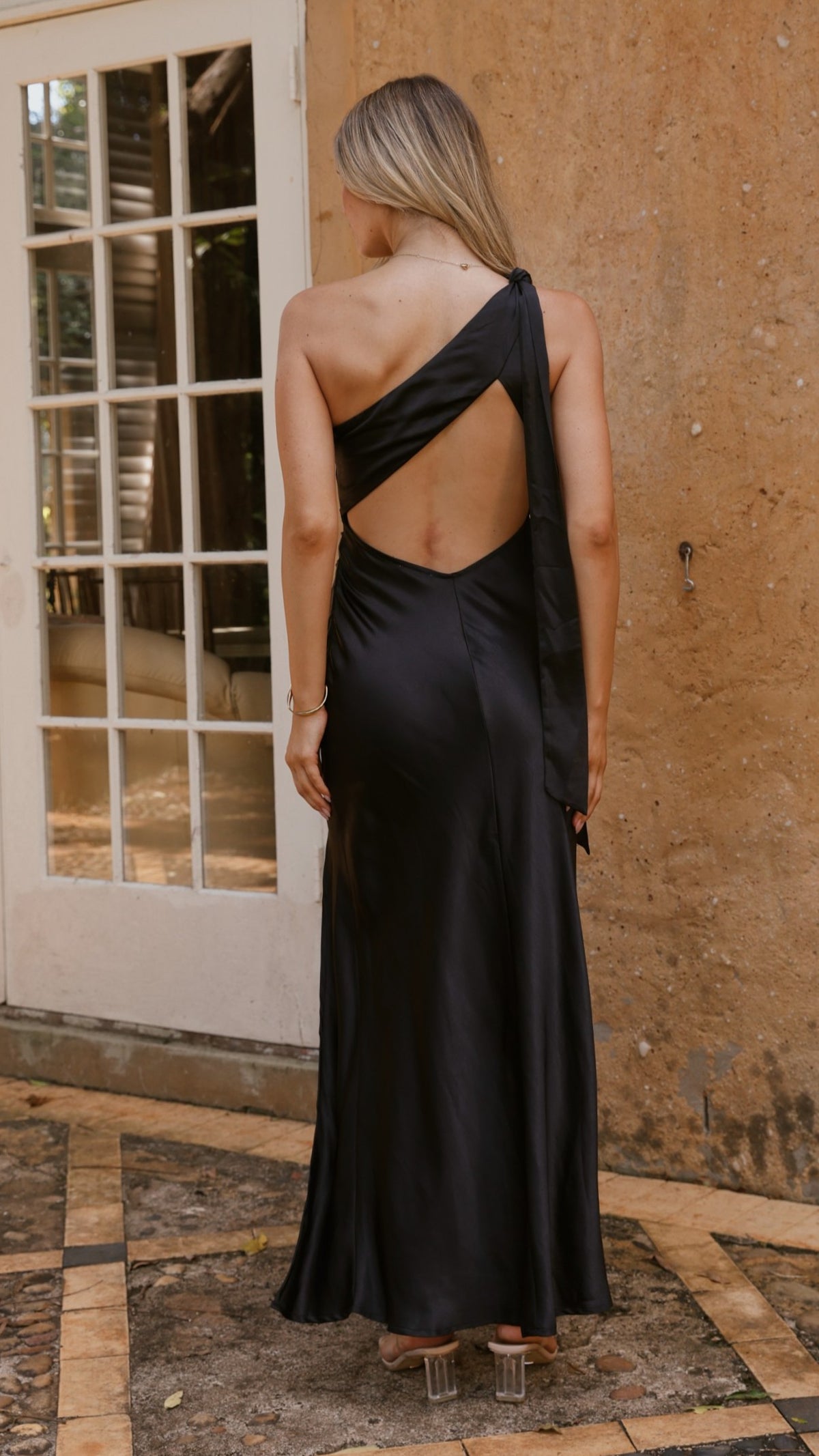 Halle One Shoulder Maxi Dress - Black - Buy Women's Maxi Dresses