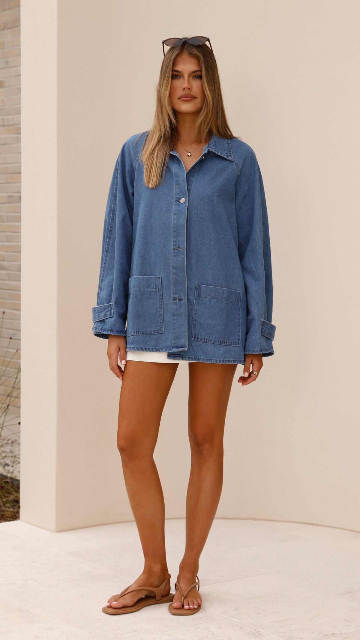Laura Denim Jacket - Mid Wash - Billy J