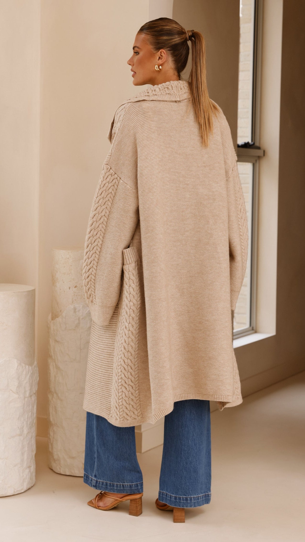 Sana Cardigan - Beige - Billy J