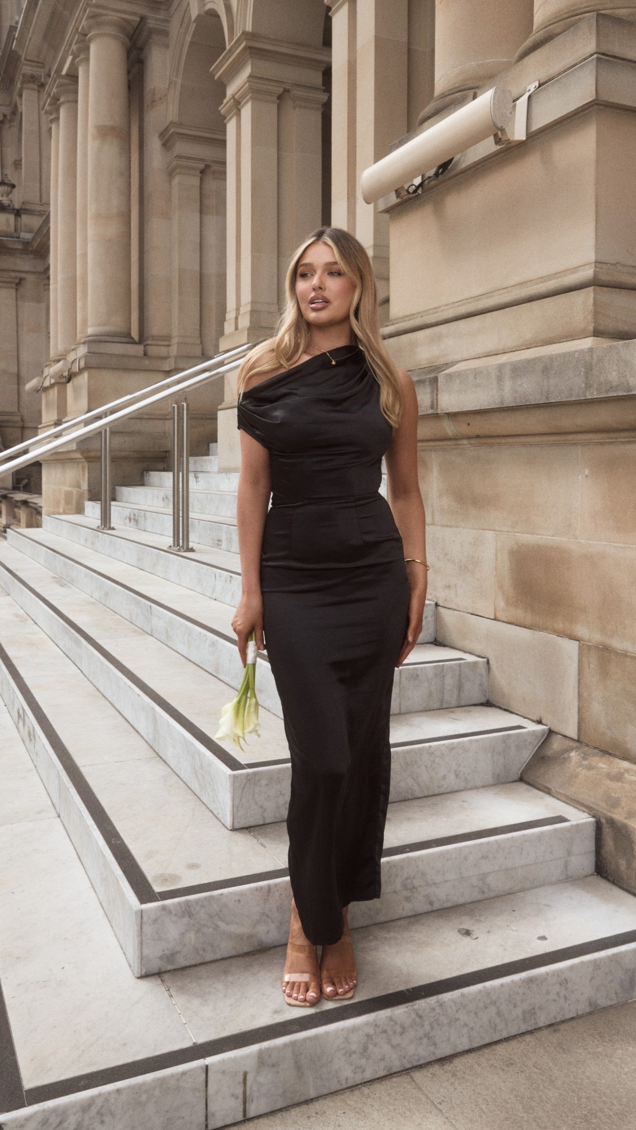 Harlowe Maxi Dress - Black - Billy J