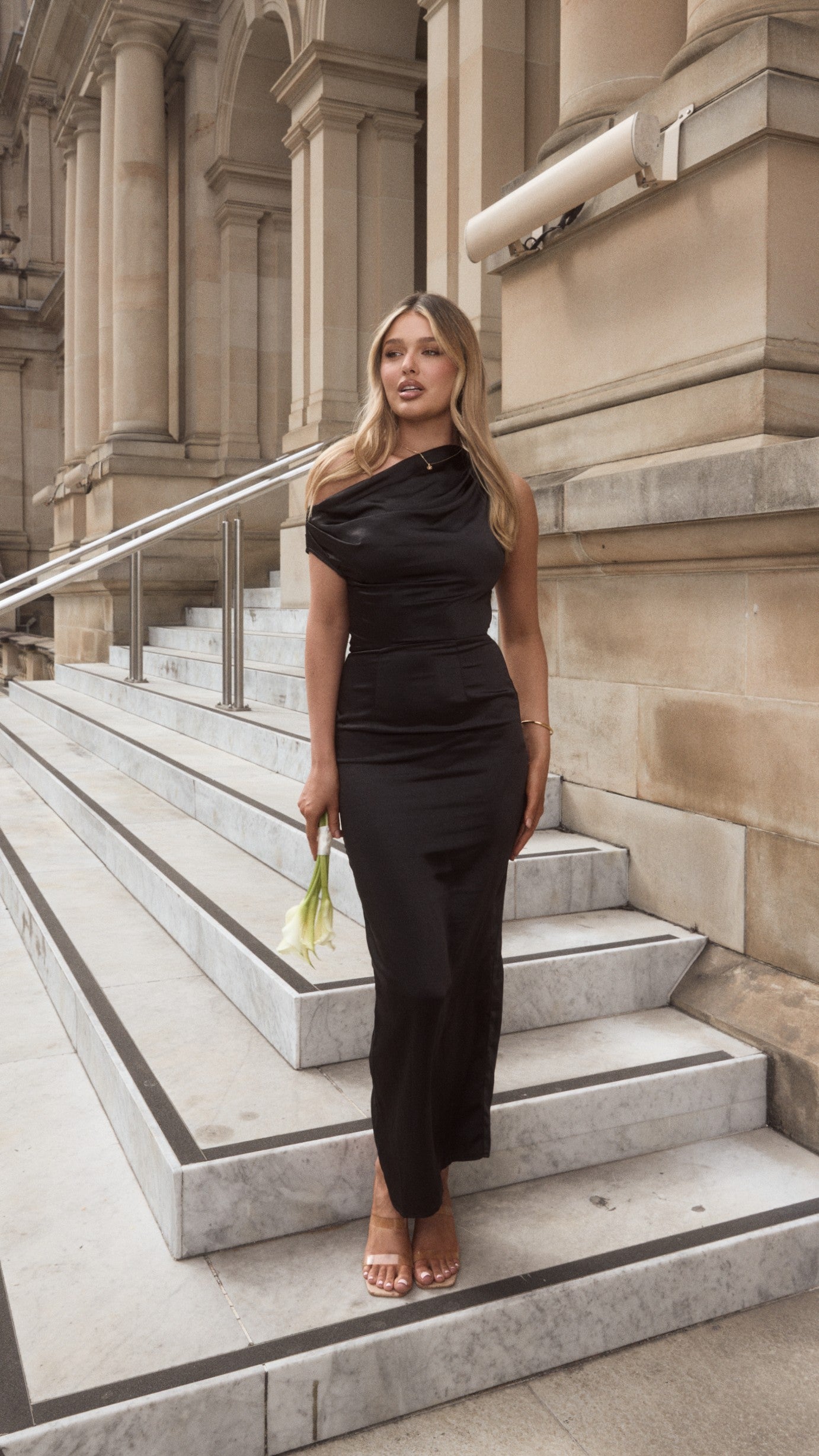 Harlowe Maxi Dress - Black - Billy J