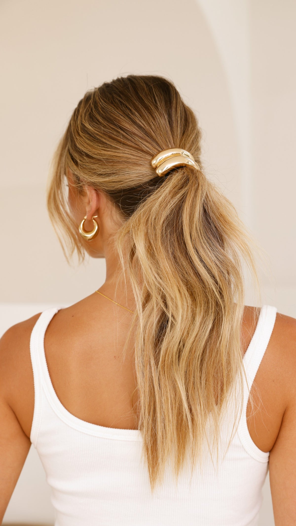 Saku Hair Tie - Gold - Billy J
