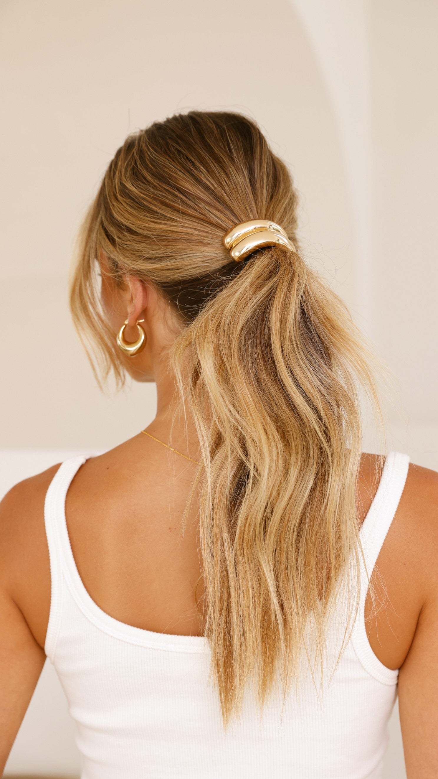Saku Hair Tie - Gold - Billy J