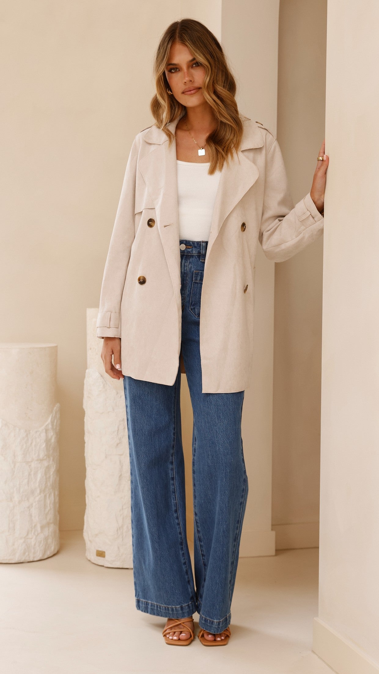 Jaya Coat - Natural - Billy J