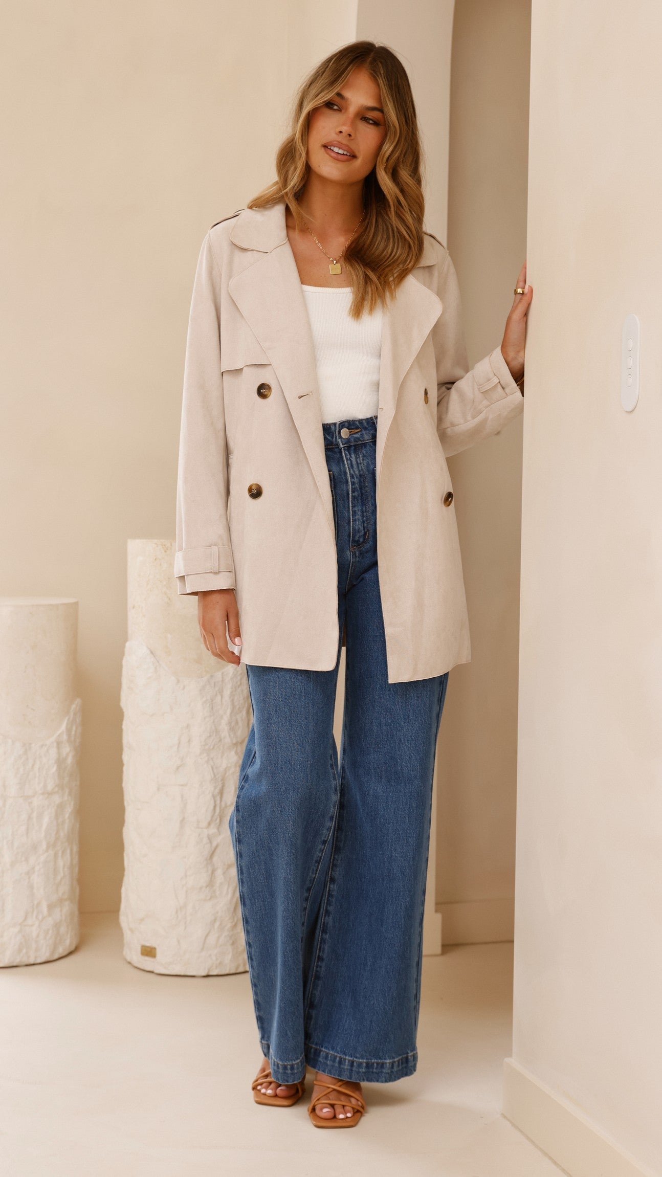 Jaya Coat - Natural - Billy J