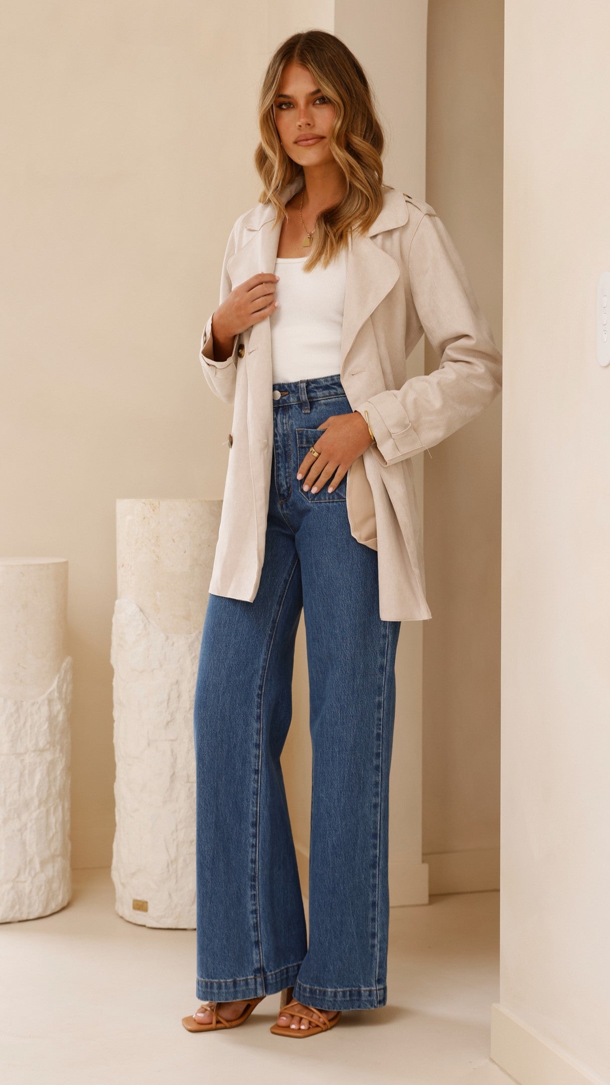 Jaya Coat - Natural - Billy J