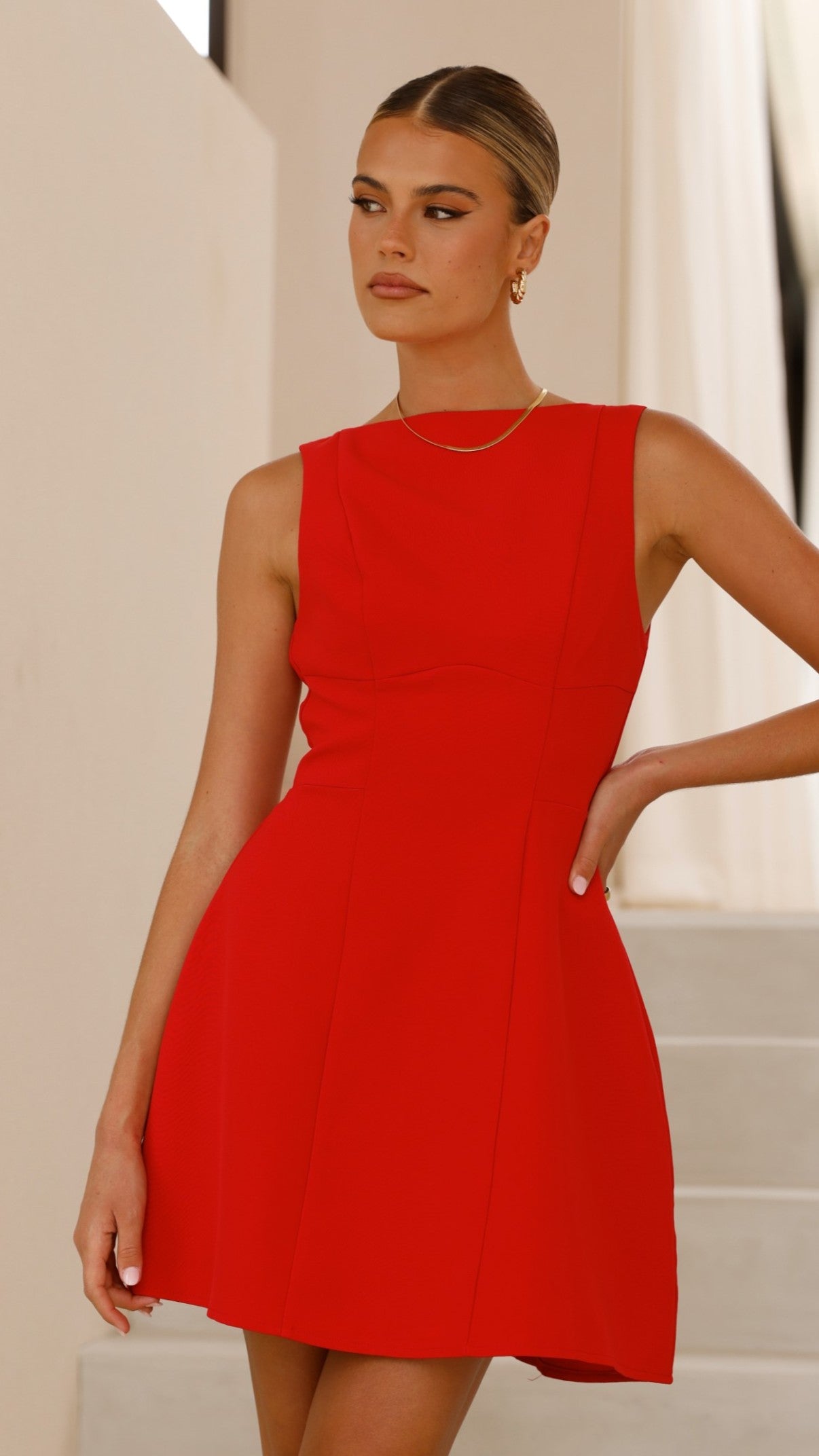 Rafiki Mini Dress - Red - Buy Women's Dresses - Billy J