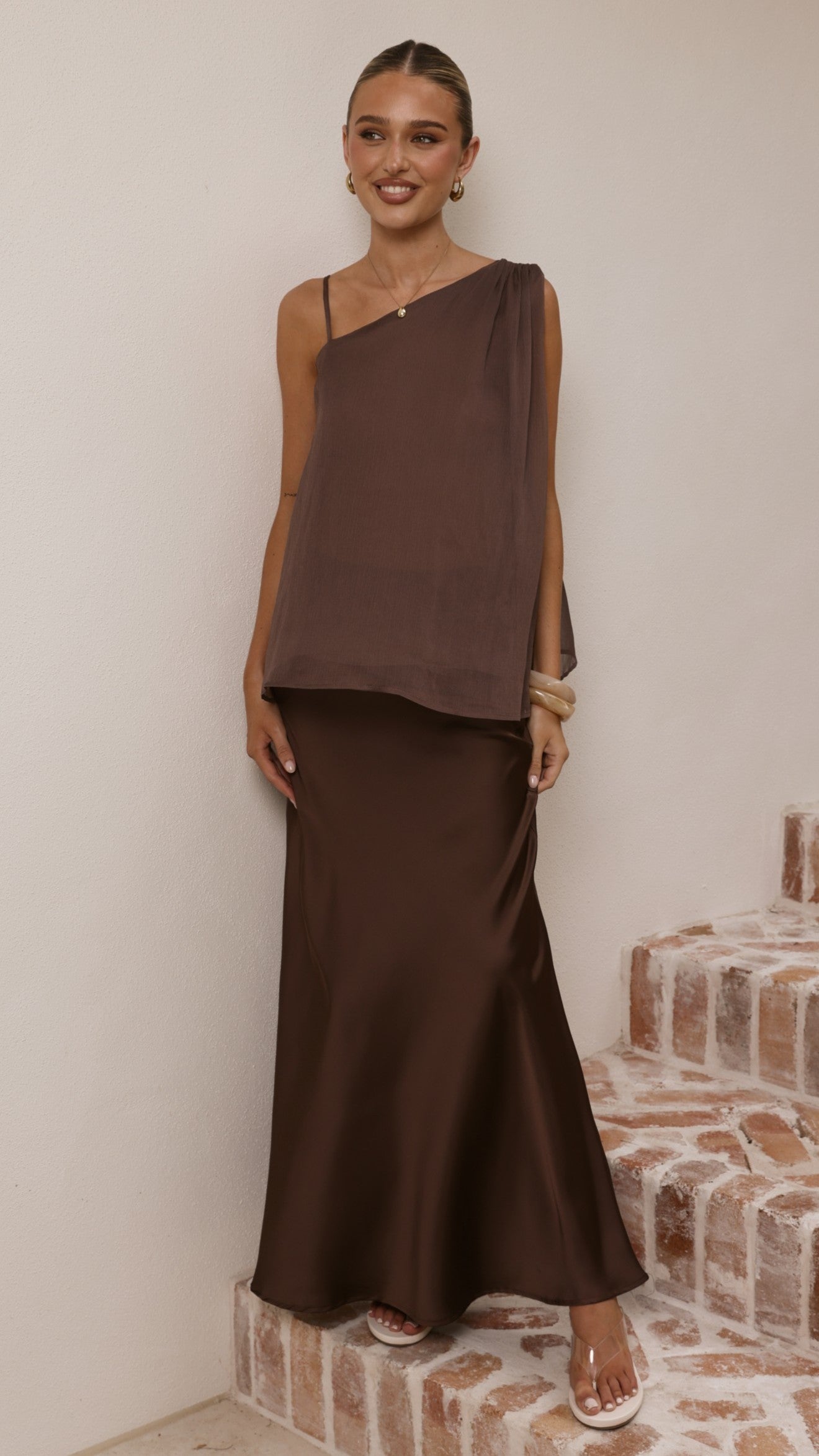 Hazel Top - Chocolate - Billy J