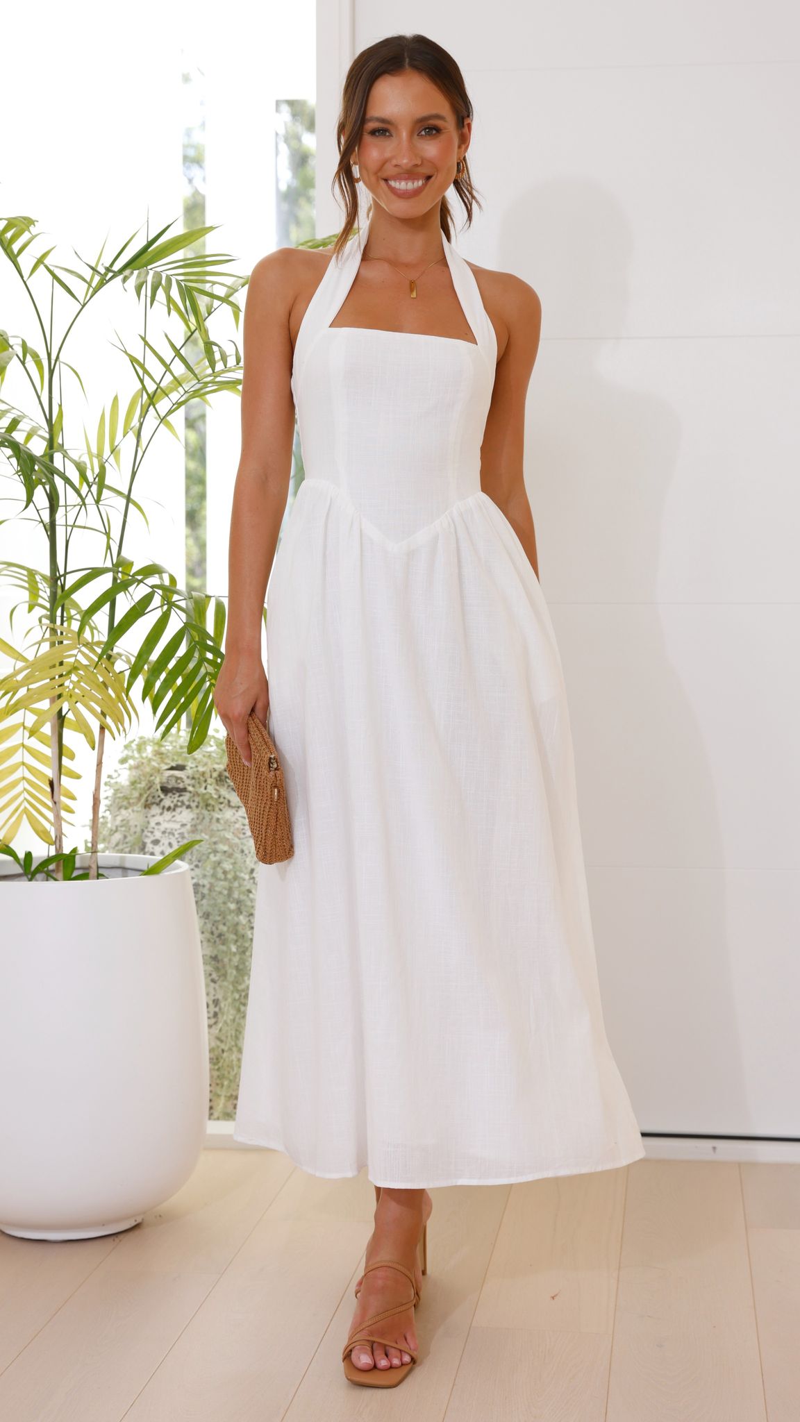Caden Maxi Dress - White - Buy Women's Dresses
